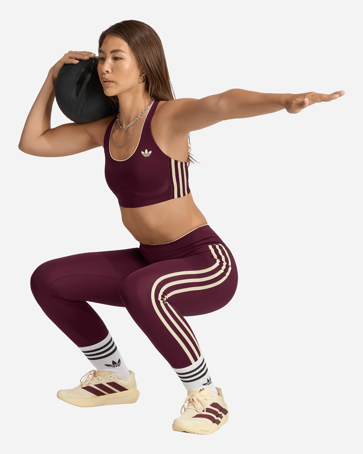 Bra training ADIDAS ORIGINALS SPORT W - Marrone - 3 | Cisalfa Sport
