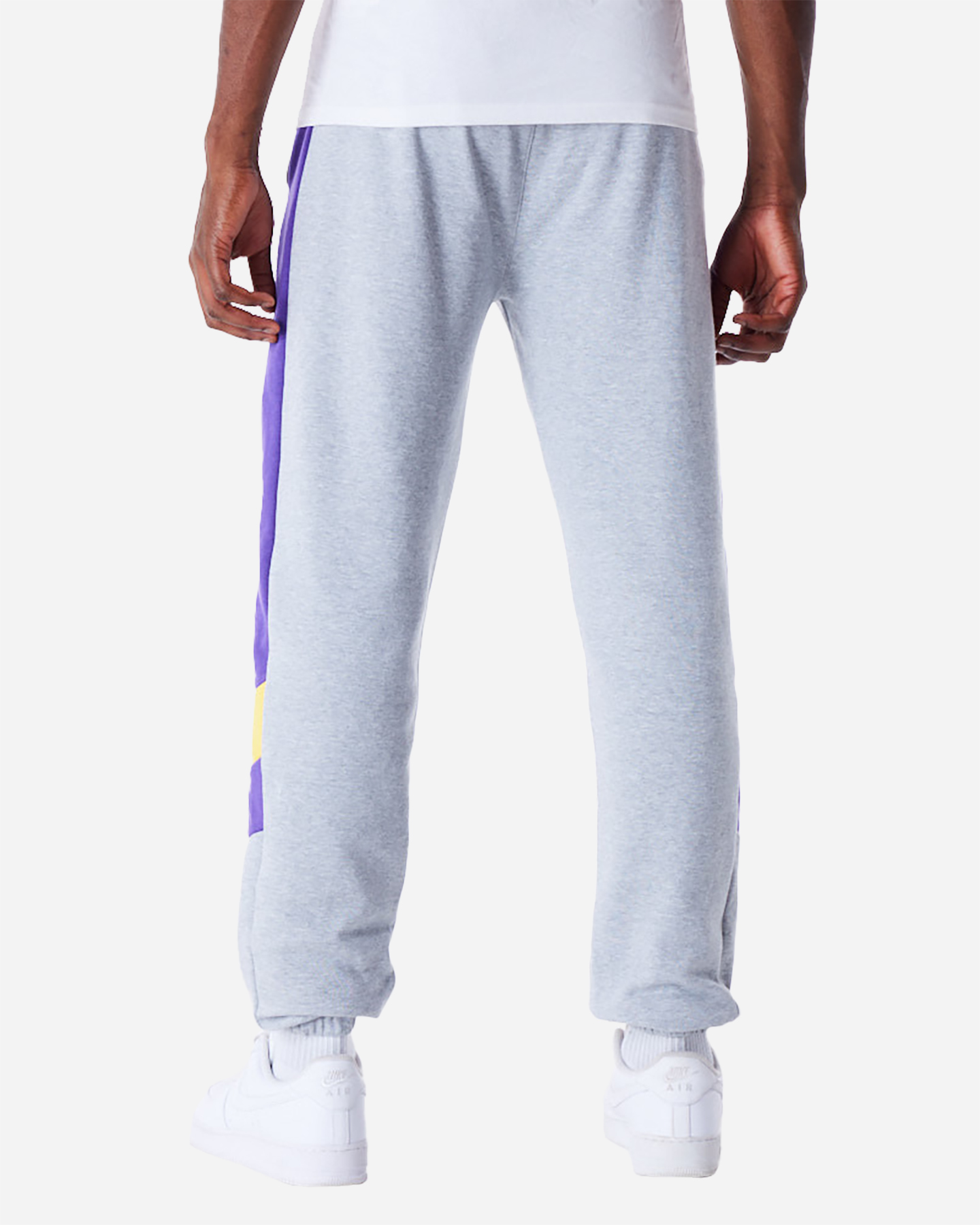 Abbigliamento basket NEW ERA PANEL LAKERS JOGGER M - Grigio - 1 | Cisalfa Sport