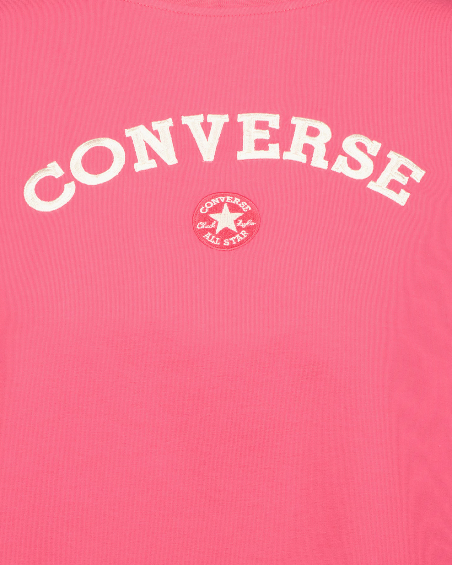 Felpa CONVERSE CROP BABY FIT W - Fucsia - 2 | Cisalfa Sport