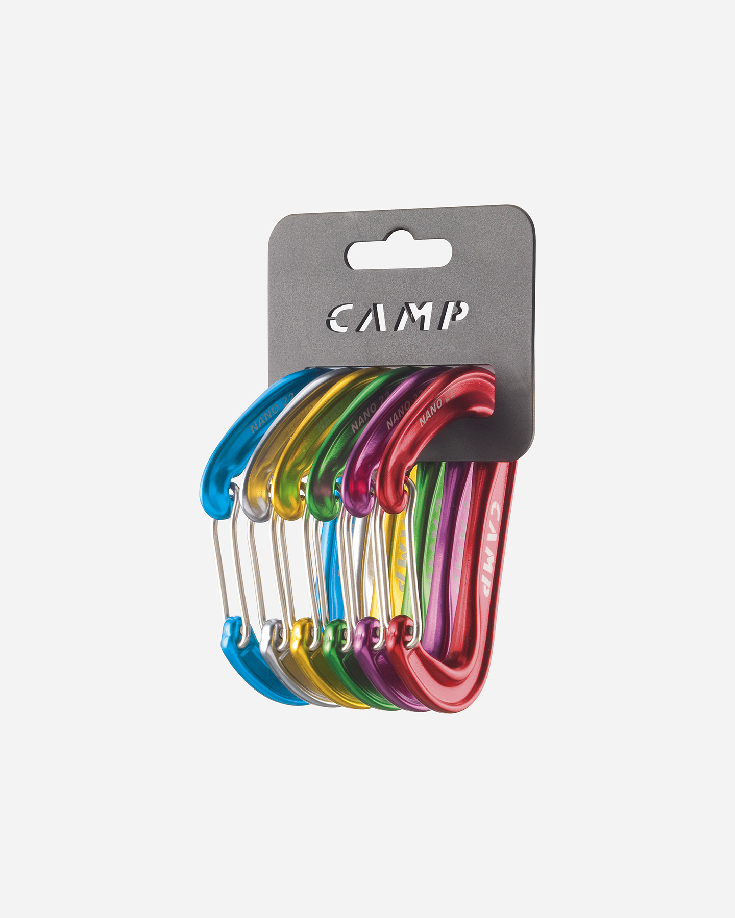 Camp Nano Rack Pack 6pz - Moschettone - Color Mix