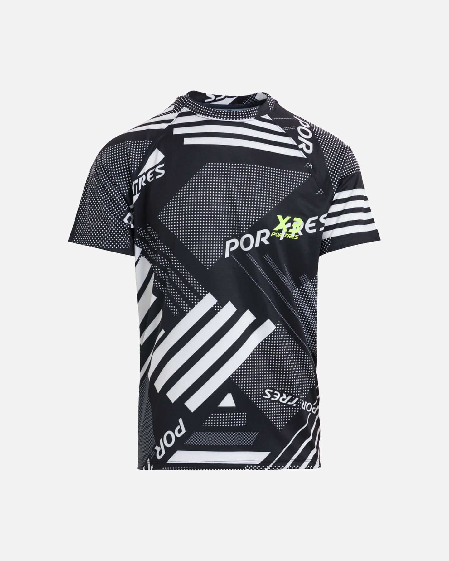 T-shirt tennis X3 POR TRES MILANO M - Nero - 0 | Cisalfa Sport