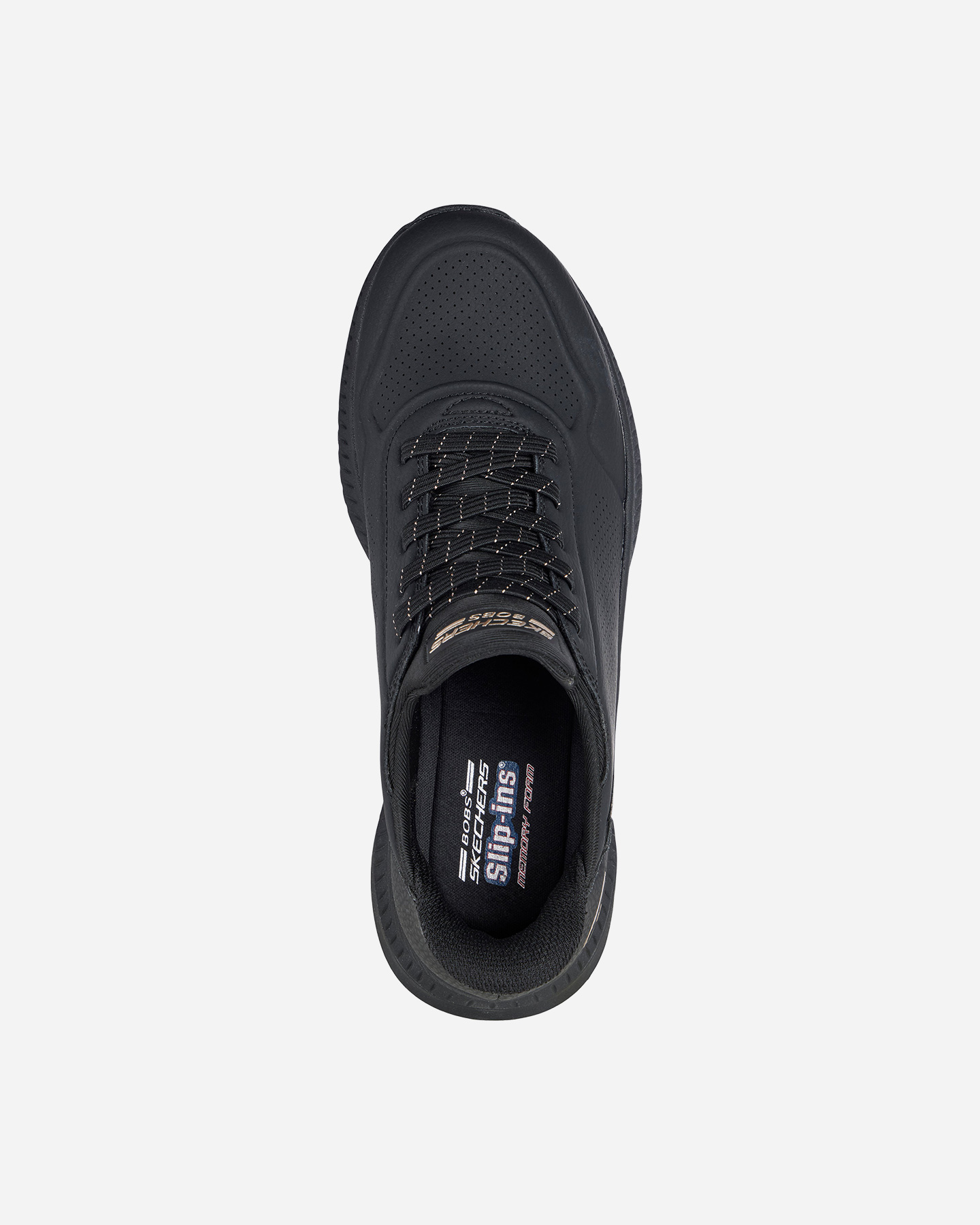 Scarpe sneakers SKECHERS SLIP-INS BOBS SQUAD 4 W - Nero - 2 | Cisalfa Sport