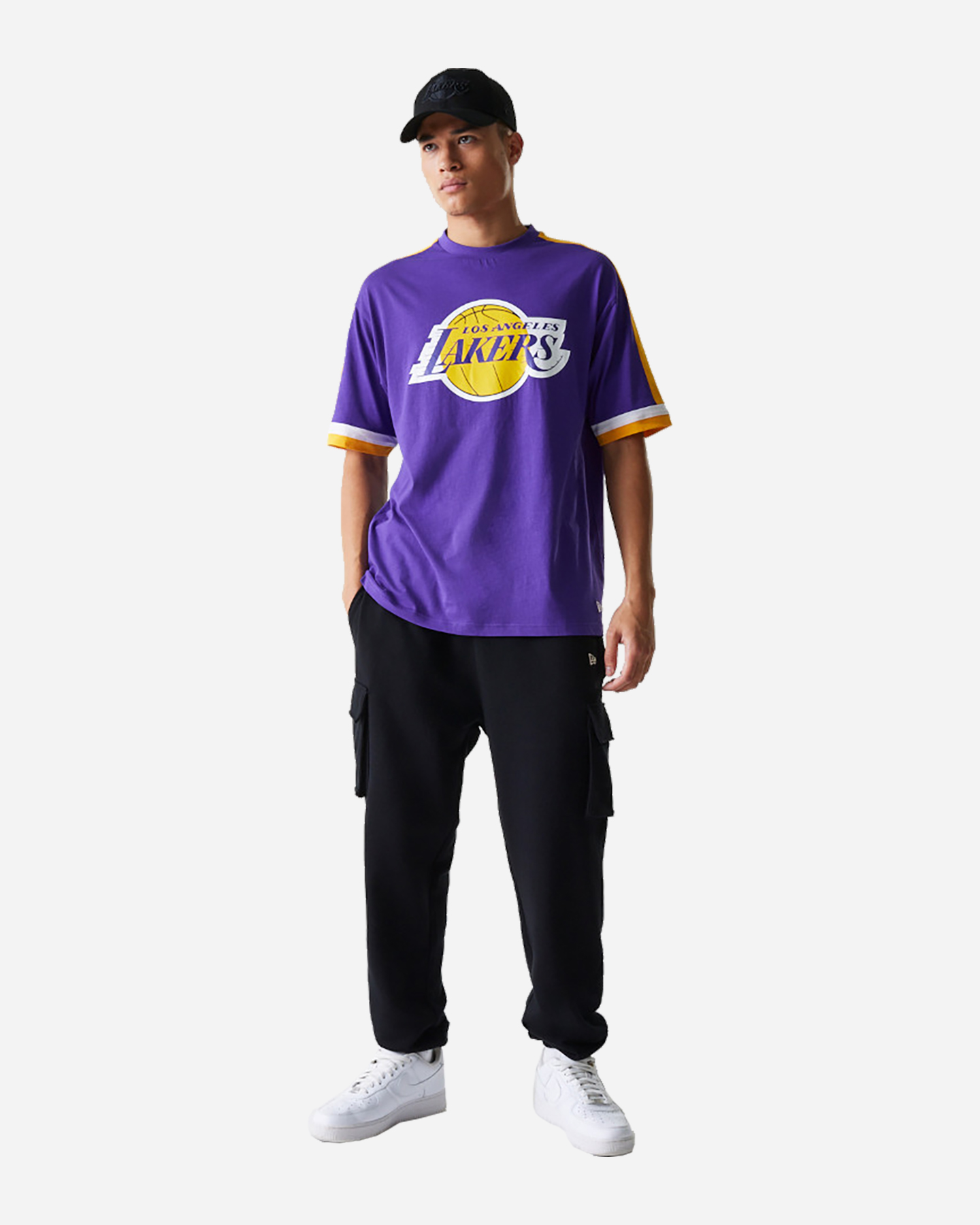 Abbigliamento basket NEW ERA PANEL OS LAKERS M - Viola - 2 | Cisalfa Sport