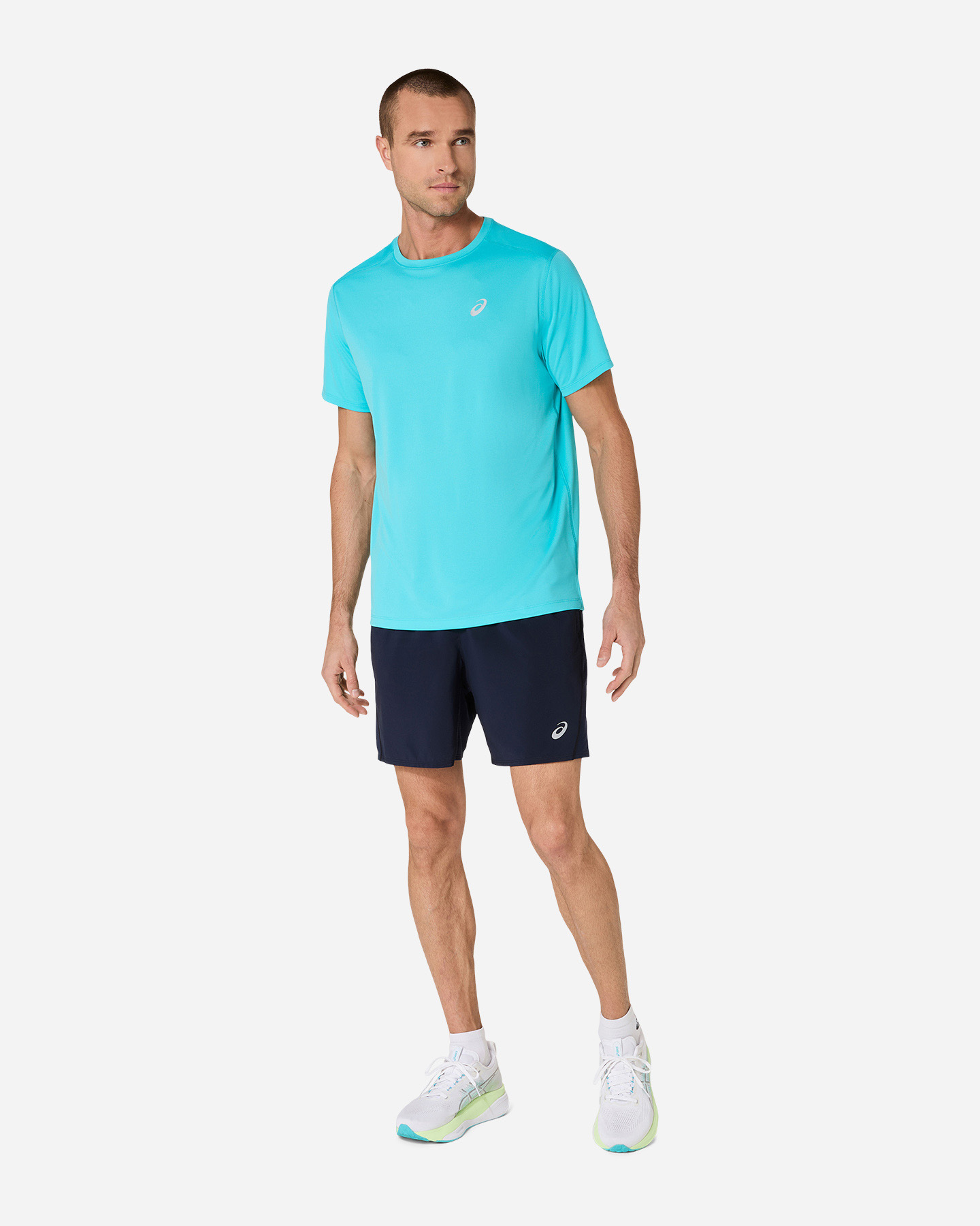 T-shirt running ASICS CORE M - Azzurro - 3 | Cisalfa Sport