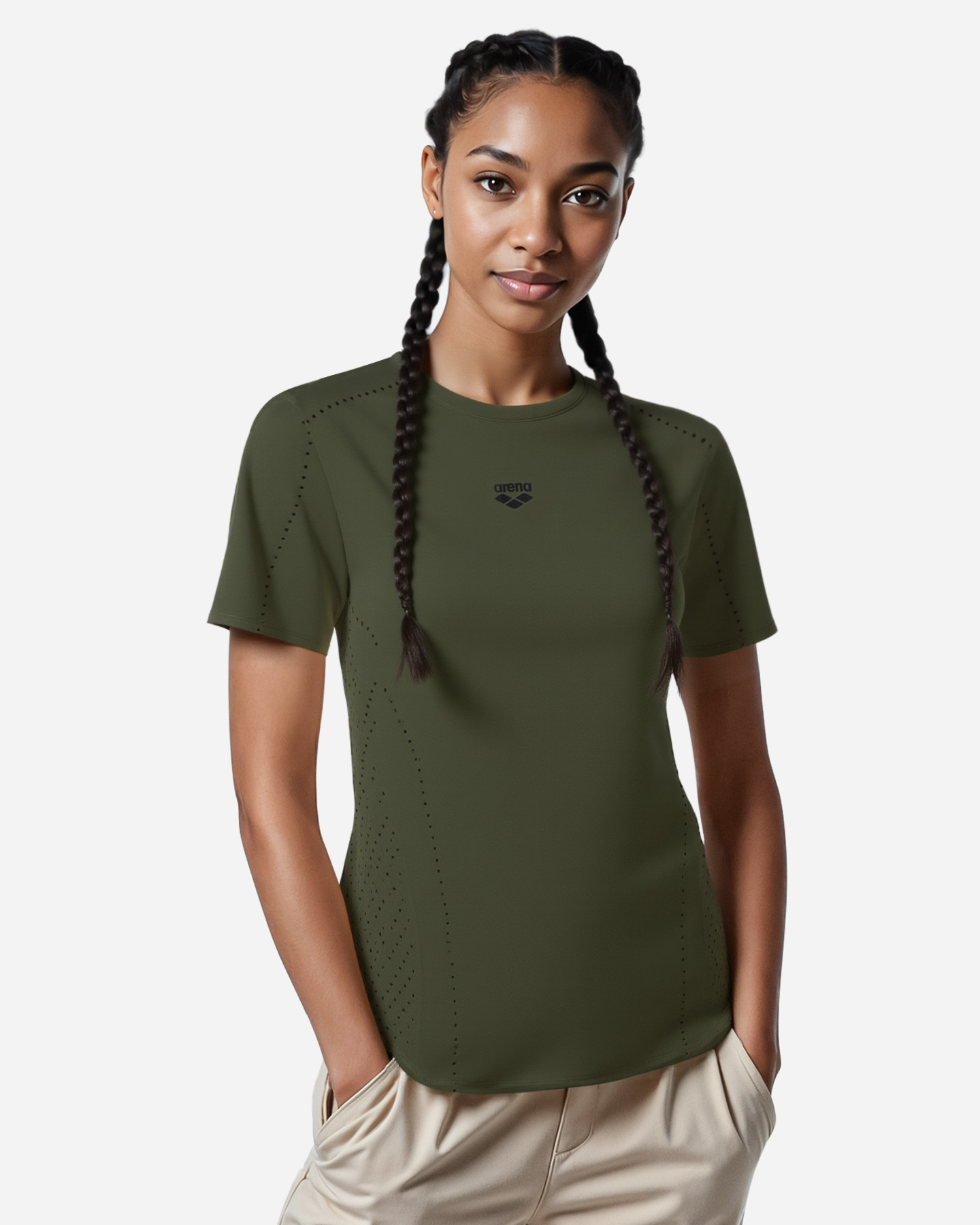 T-shirt training ARENA ADVANCE W - Verde - 2 | Cisalfa Sport