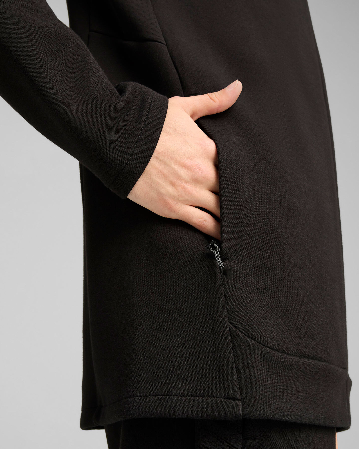 Felpa PUMA EVOSTRIPE KNIT M - Nero - 5 | Cisalfa Sport