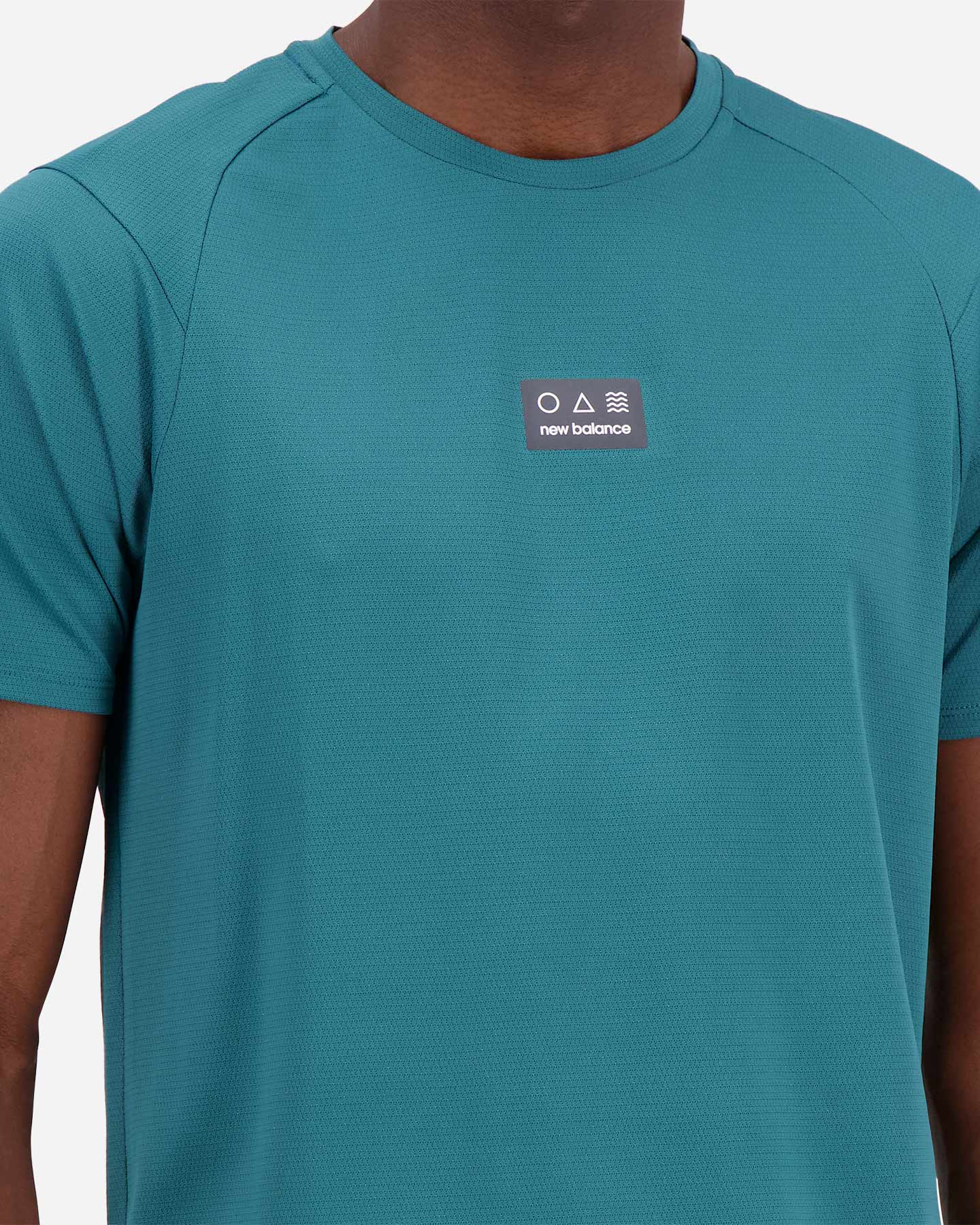 T-shirt running NEW BALANCE IMPACT AT N-VENT M - Verde - 4 | Cisalfa Sport