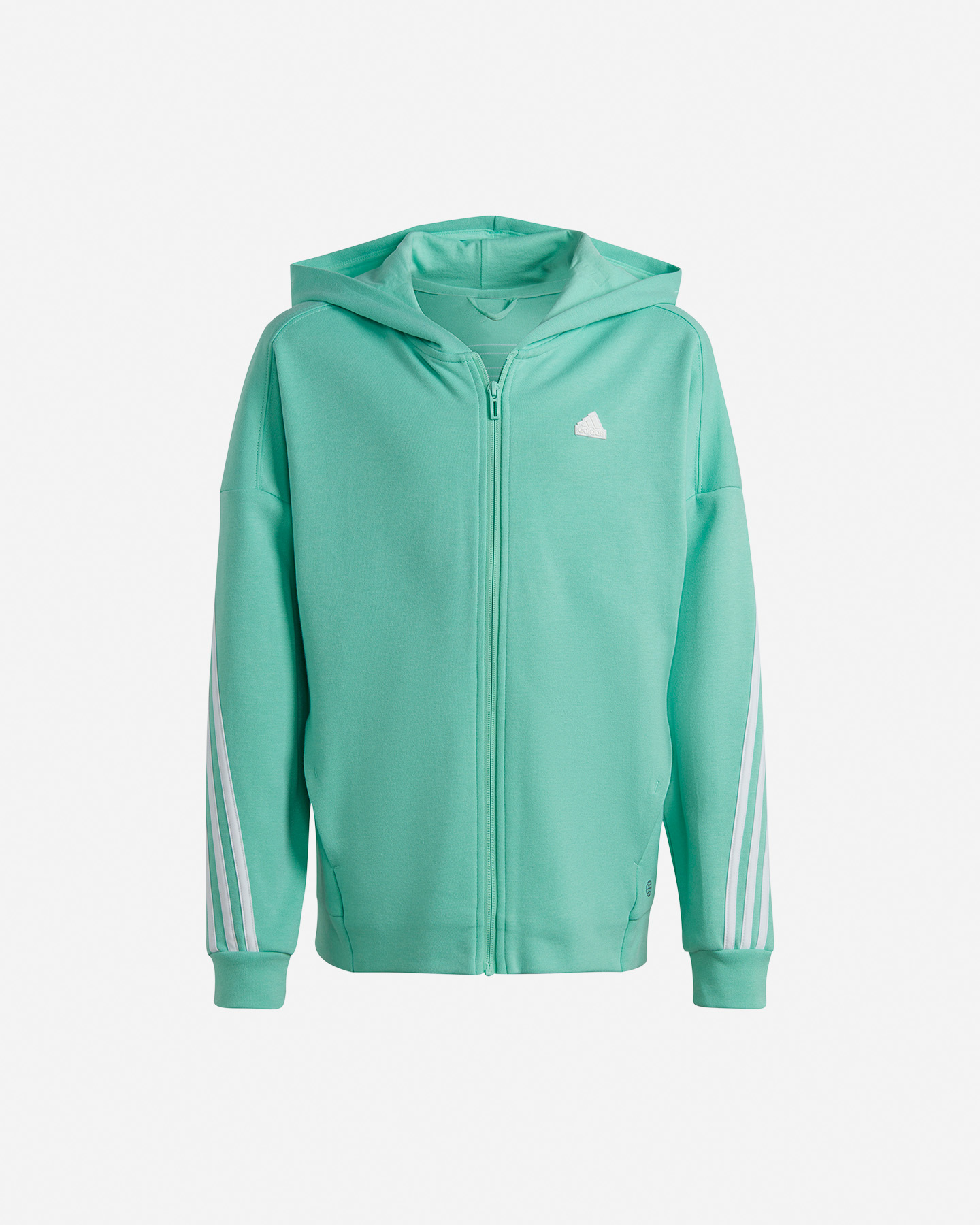 Felpa ADIDAS 3STRIPES JR - Verde - 0 | Cisalfa Sport