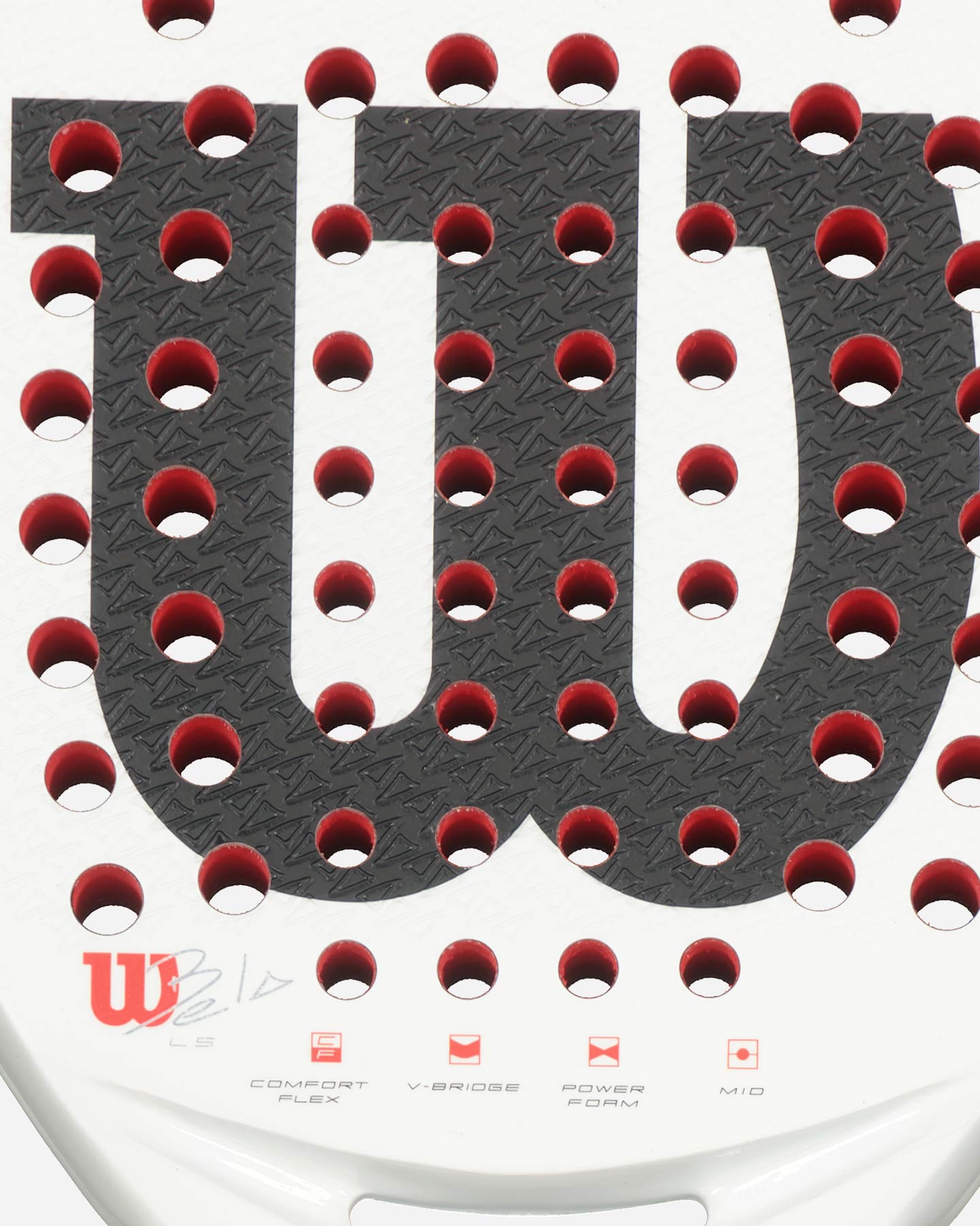Racchetta padel performance WILSON BELA LS V3 PADEL  - Bianco - 3 | Cisalfa Sport