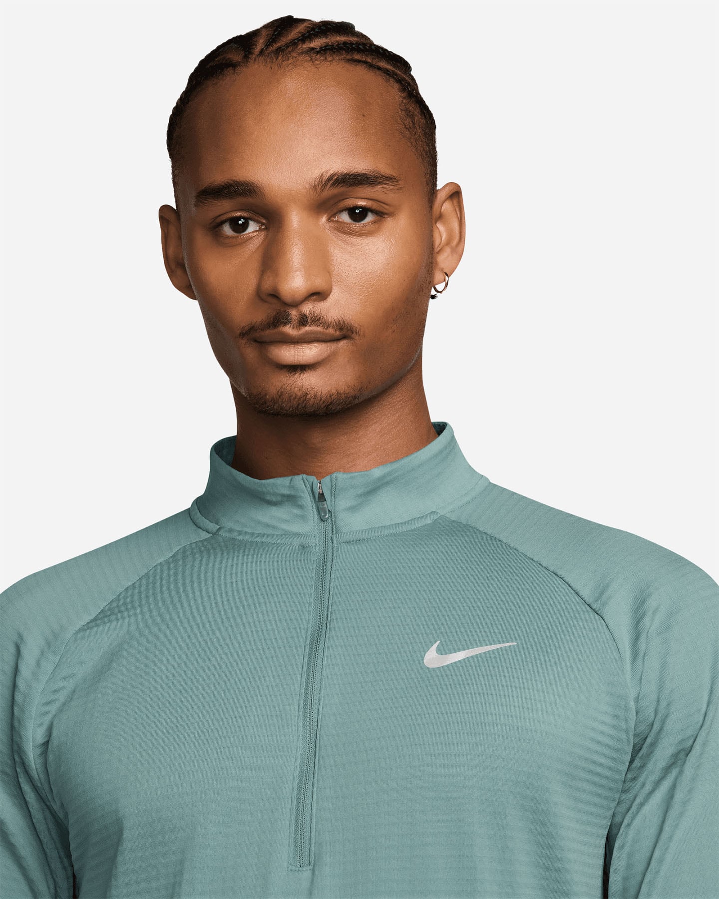Maglia running NIKE REPEL WINTERIZED STRIDE M - Grigio - 2 | Cisalfa Sport