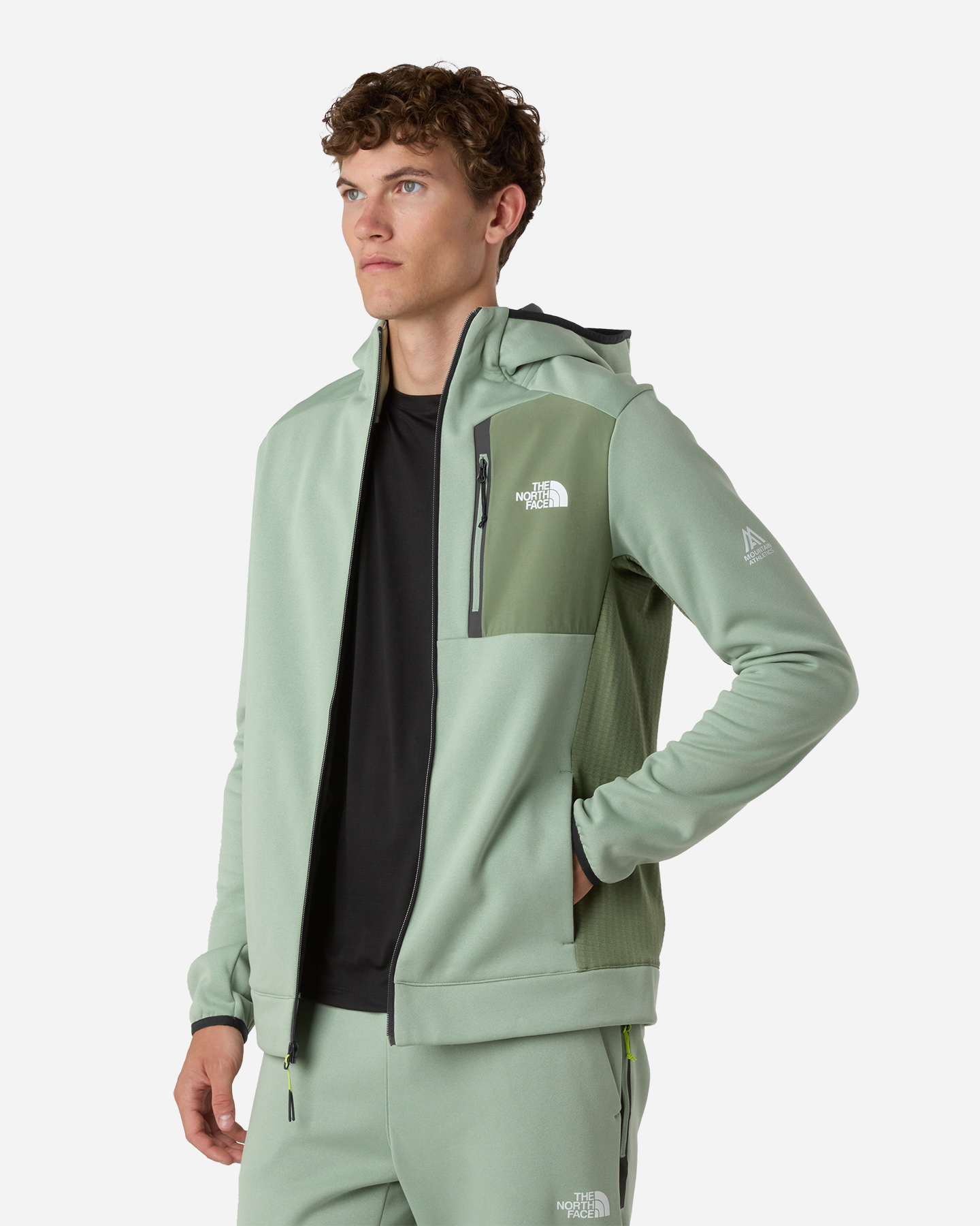 Pile THE NORTH FACE MOUNTAIN ATHLETICS M - Verde - 3 | Cisalfa Sport