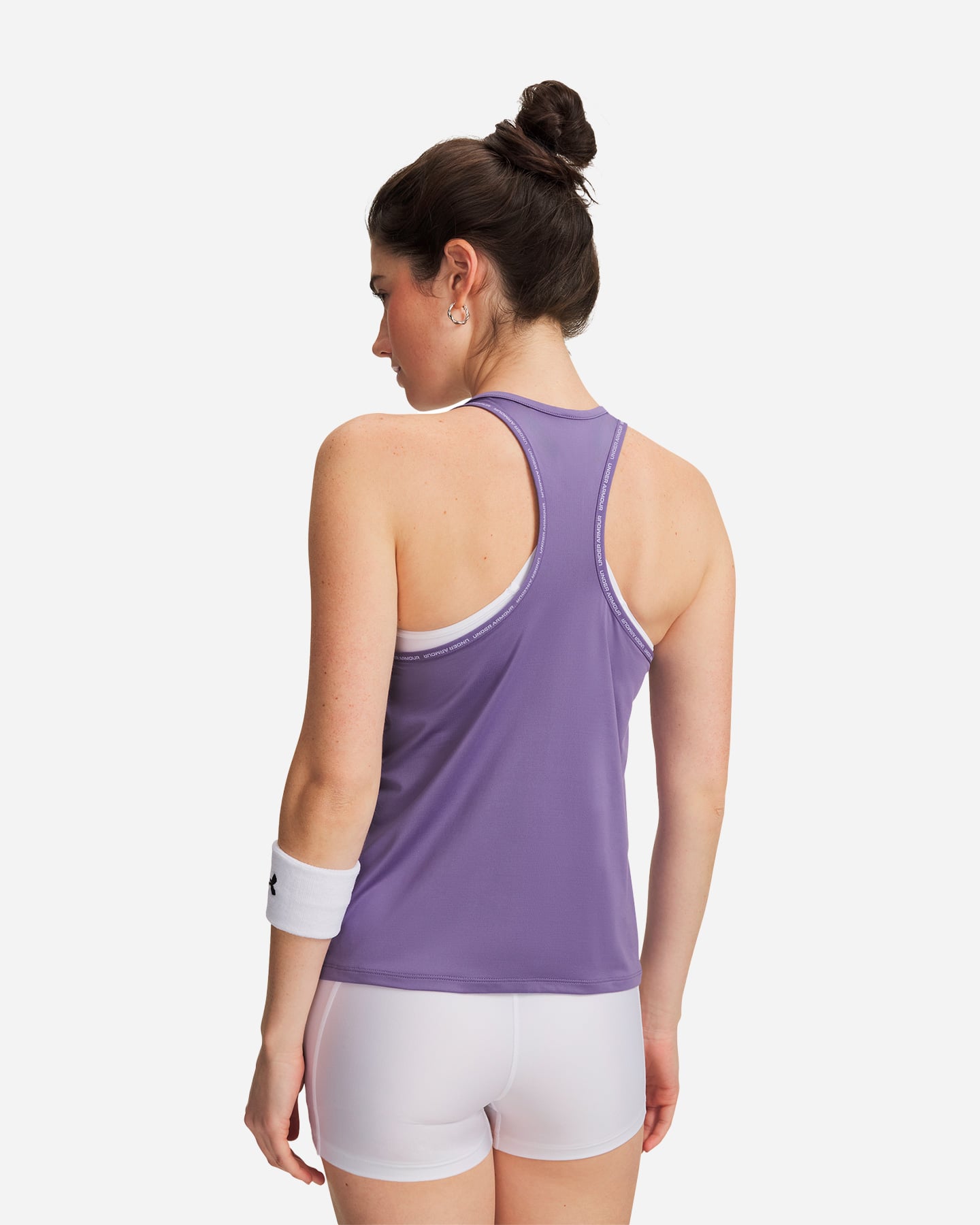 Canotta training UNDER ARMOUR TECH KNOCKOUT W - Viola - 1 | Cisalfa Sport