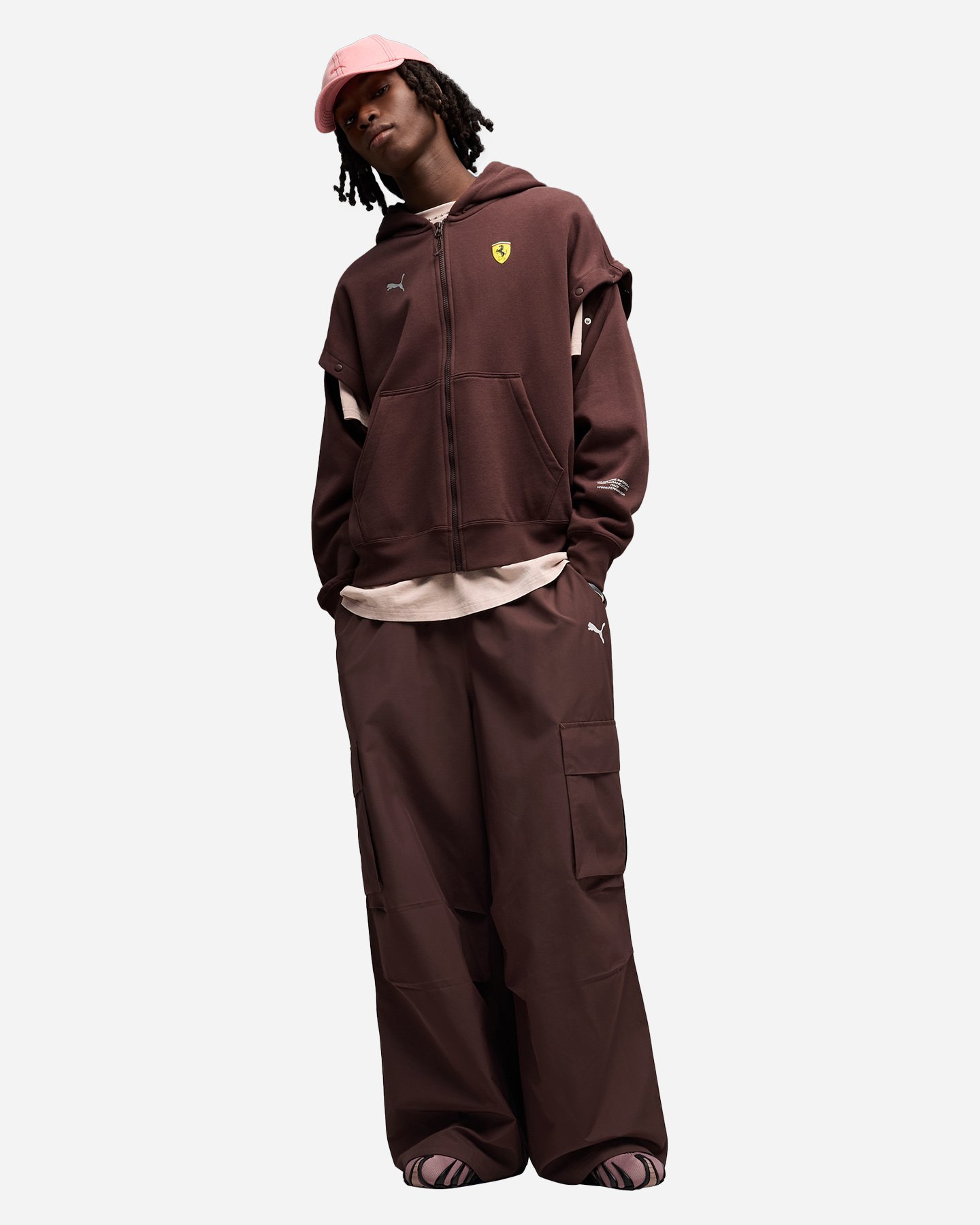 Felpa PUMA SCUDERIA FERRARI M - Marrone - 4 | Cisalfa Sport