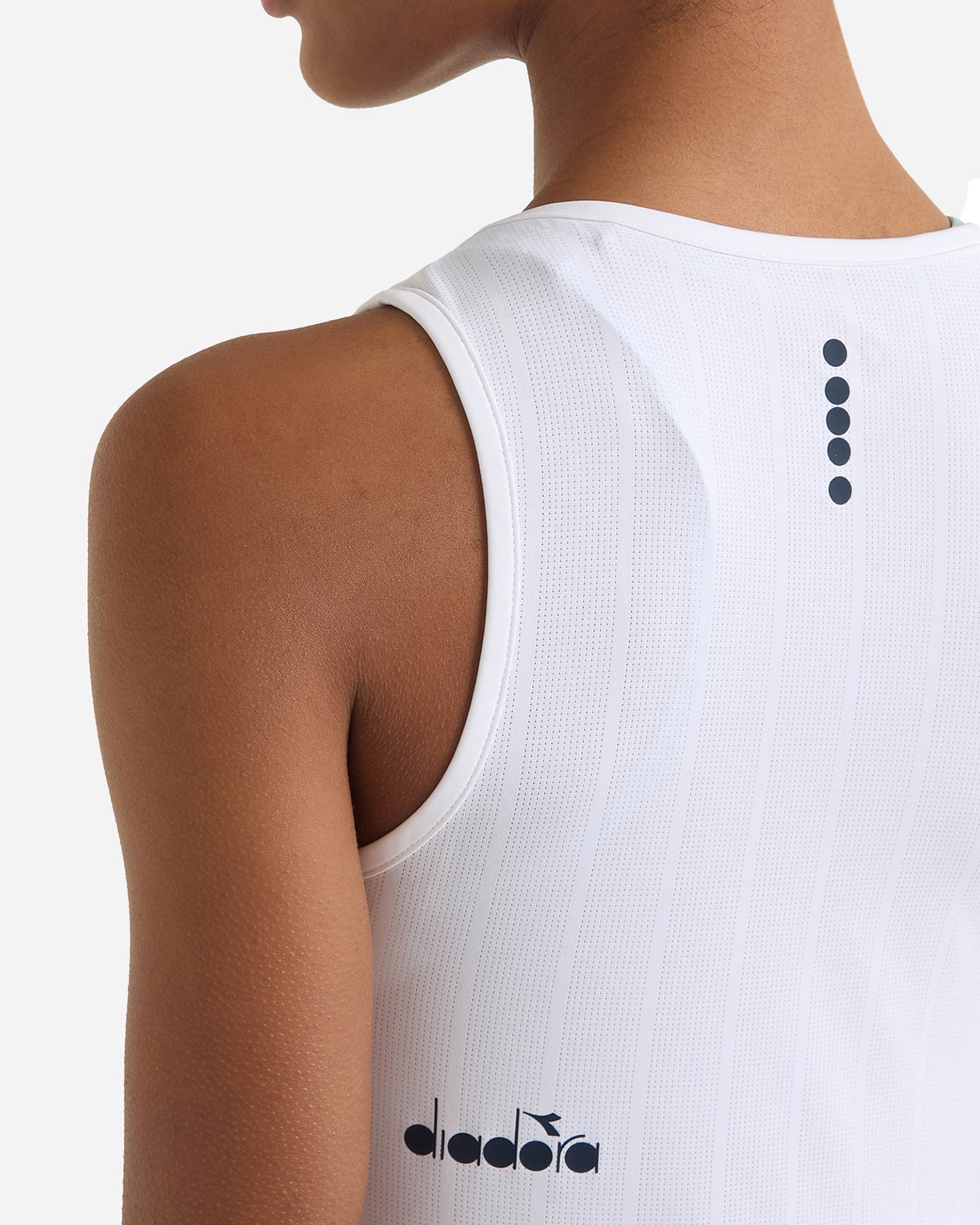 T-shirt tennis DIADORA ICON W - Bianco - 5 | Cisalfa Sport