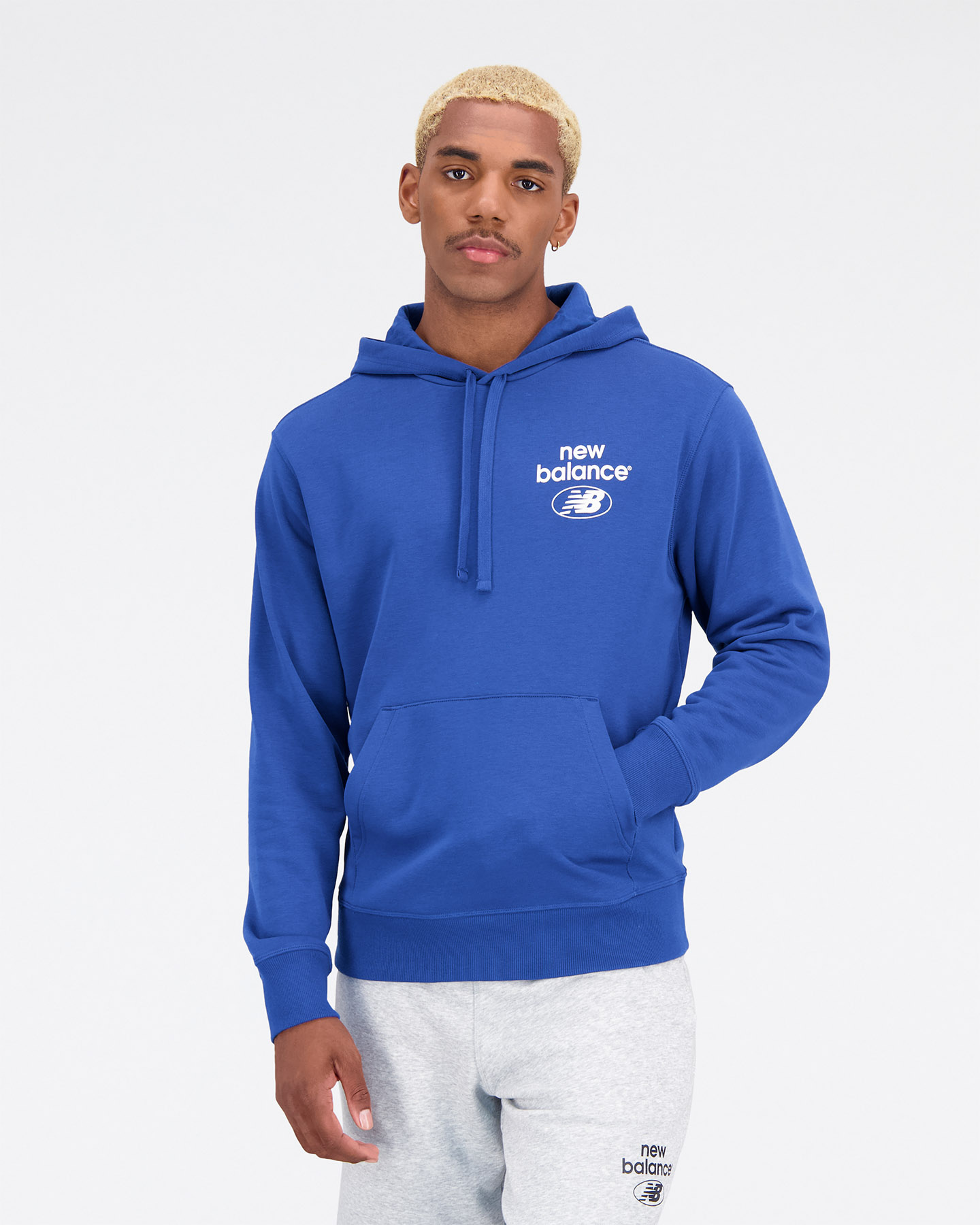 Felpa NEW BALANCE ESSENTIAL REIMAGINED M - Blu - 0 | Cisalfa Sport