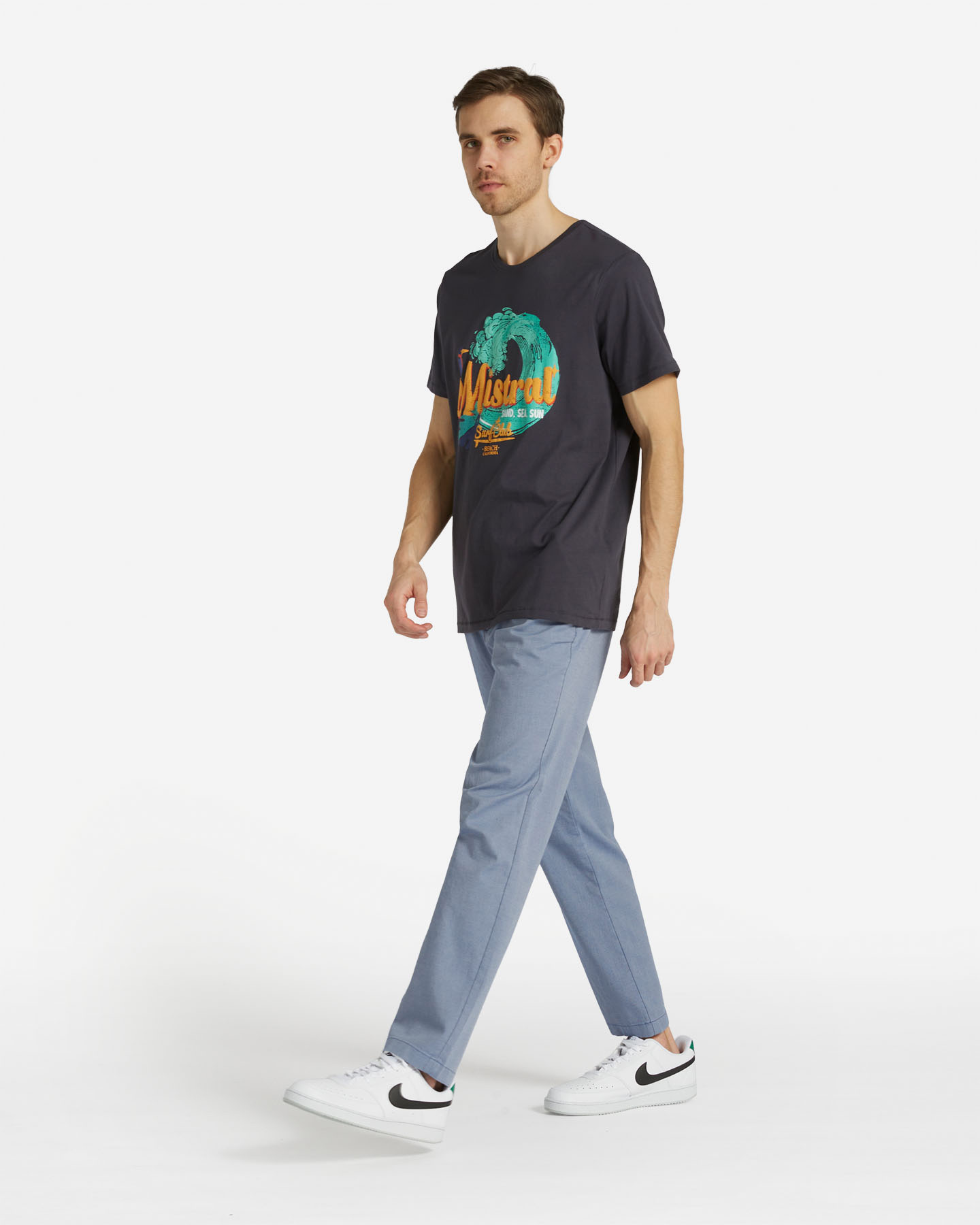 T-shirt MISTRAL SAND SEA SUN M - Grigio - 3 | Cisalfa Sport