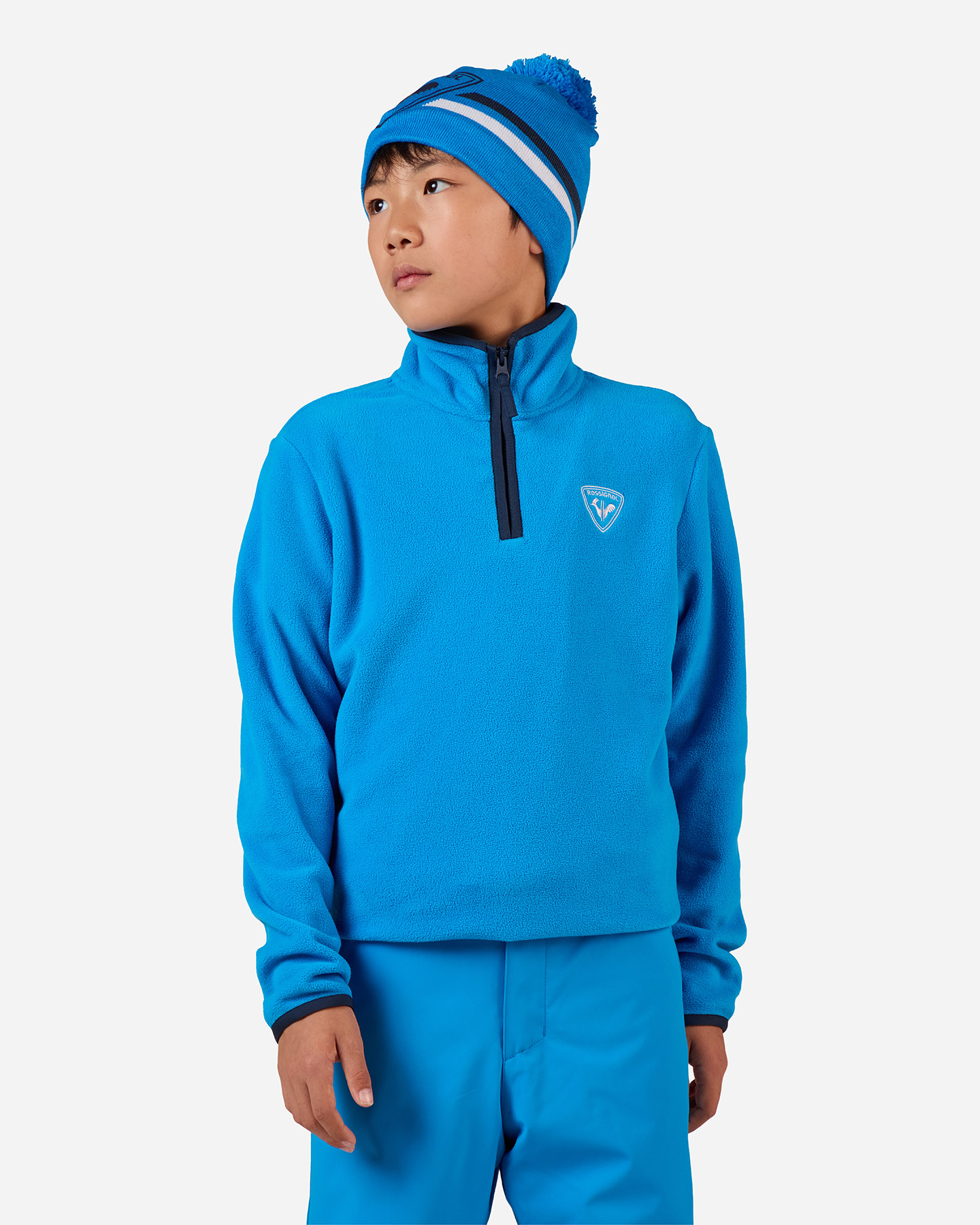 Pile sci ROSSIGNOL BASIC JR - Blu royal - 0 | Cisalfa Sport