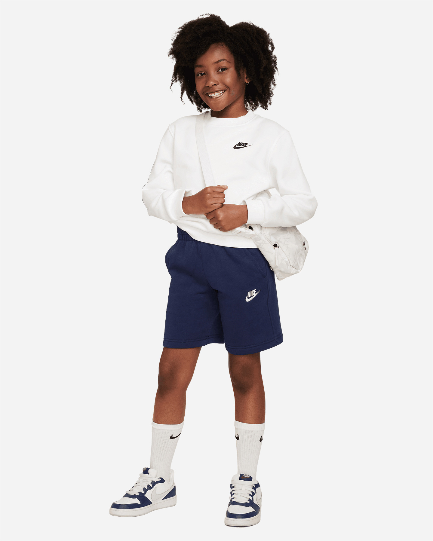 Pantaloncini NIKE SMALL LOGO JR - Blu - 2 | Cisalfa Sport
