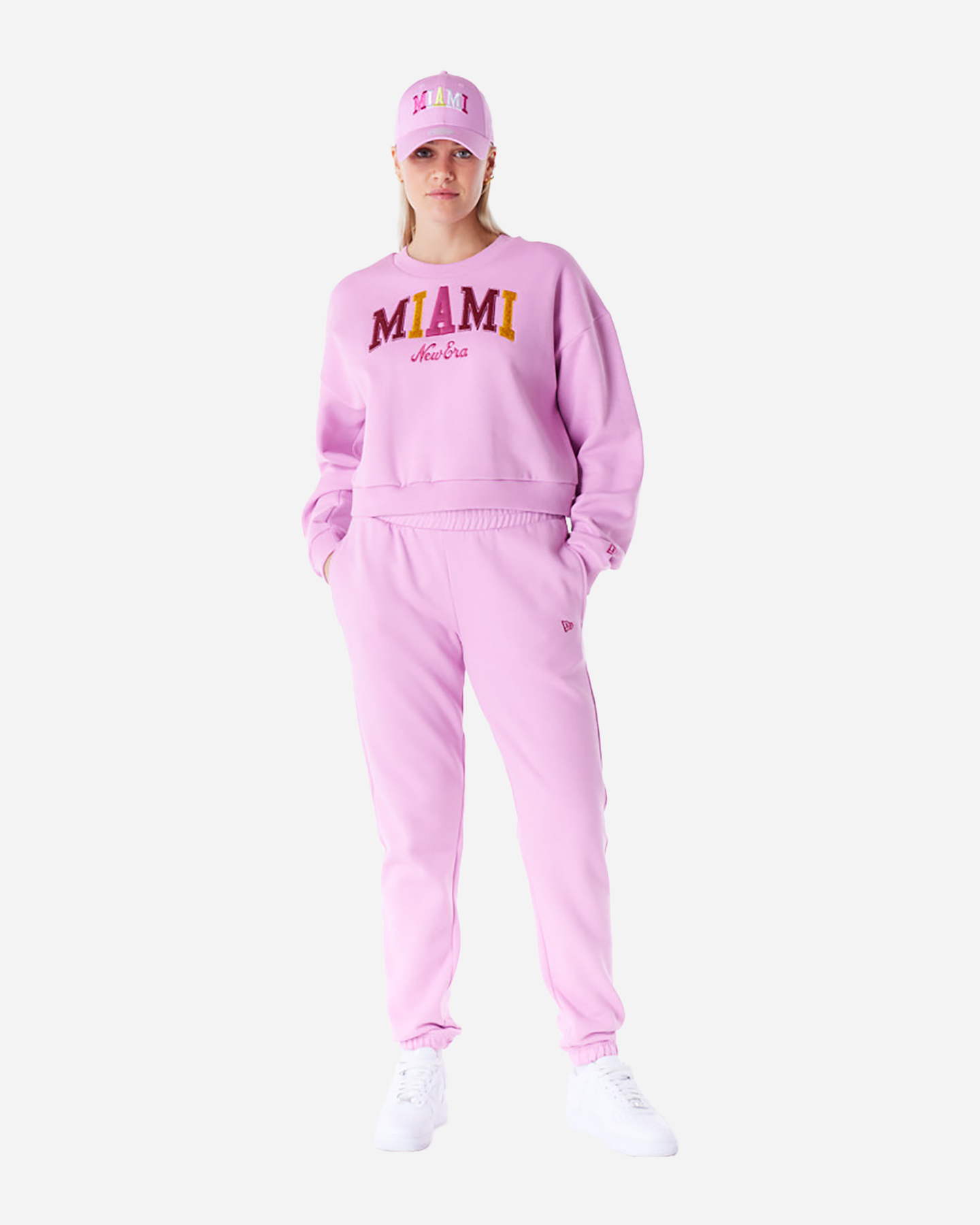 Felpa NEW ERA 9FORTY WRITTEN W - Rosa - 3 | Cisalfa Sport