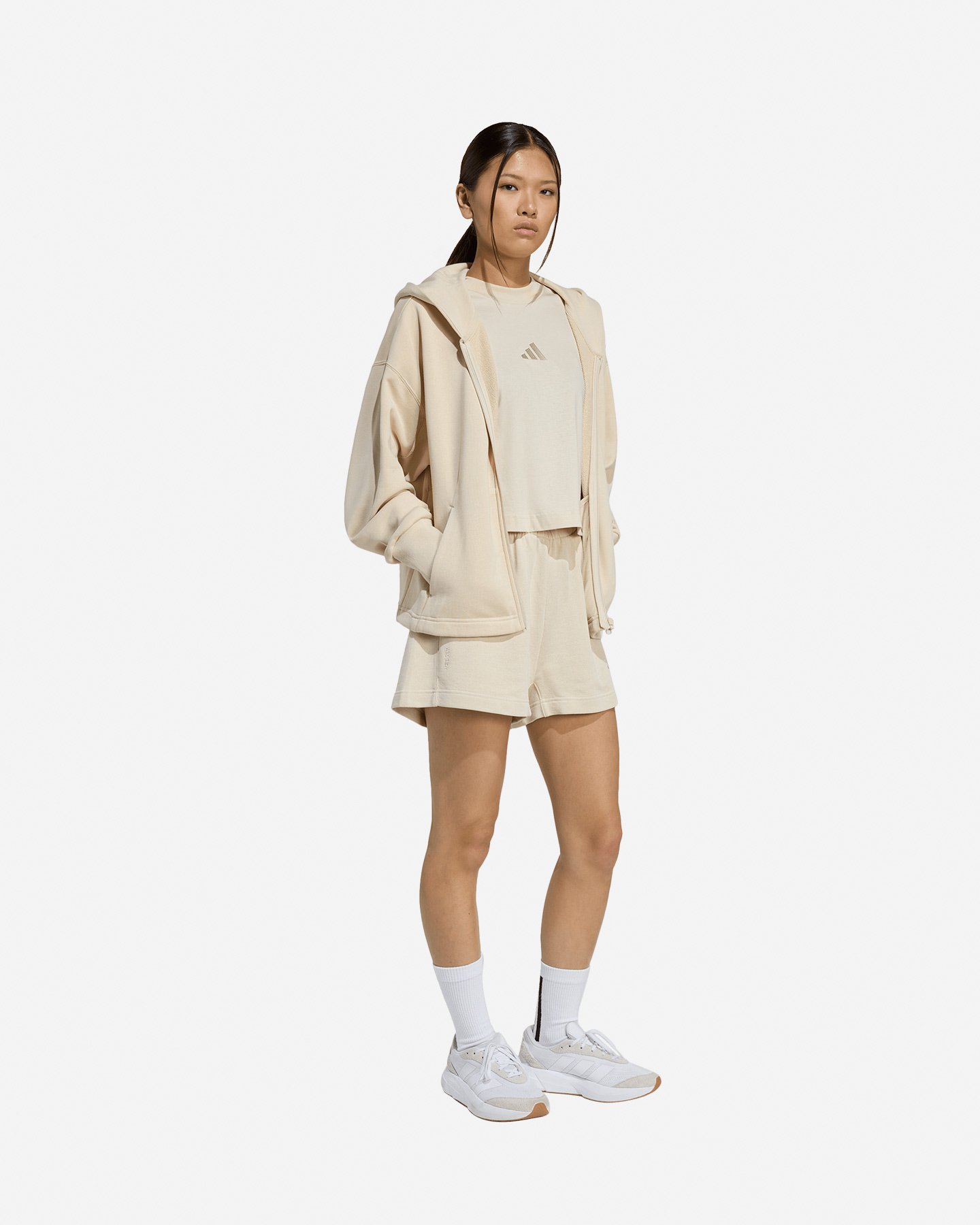 Pantaloncini ADIDAS ALL SZN W - Beige - 3 | Cisalfa Sport