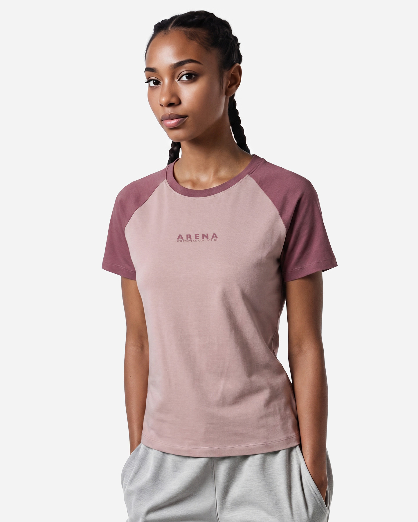T-shirt ARENA ATHLETIC ESSENTIAL W - Rosa - 2 | Cisalfa Sport