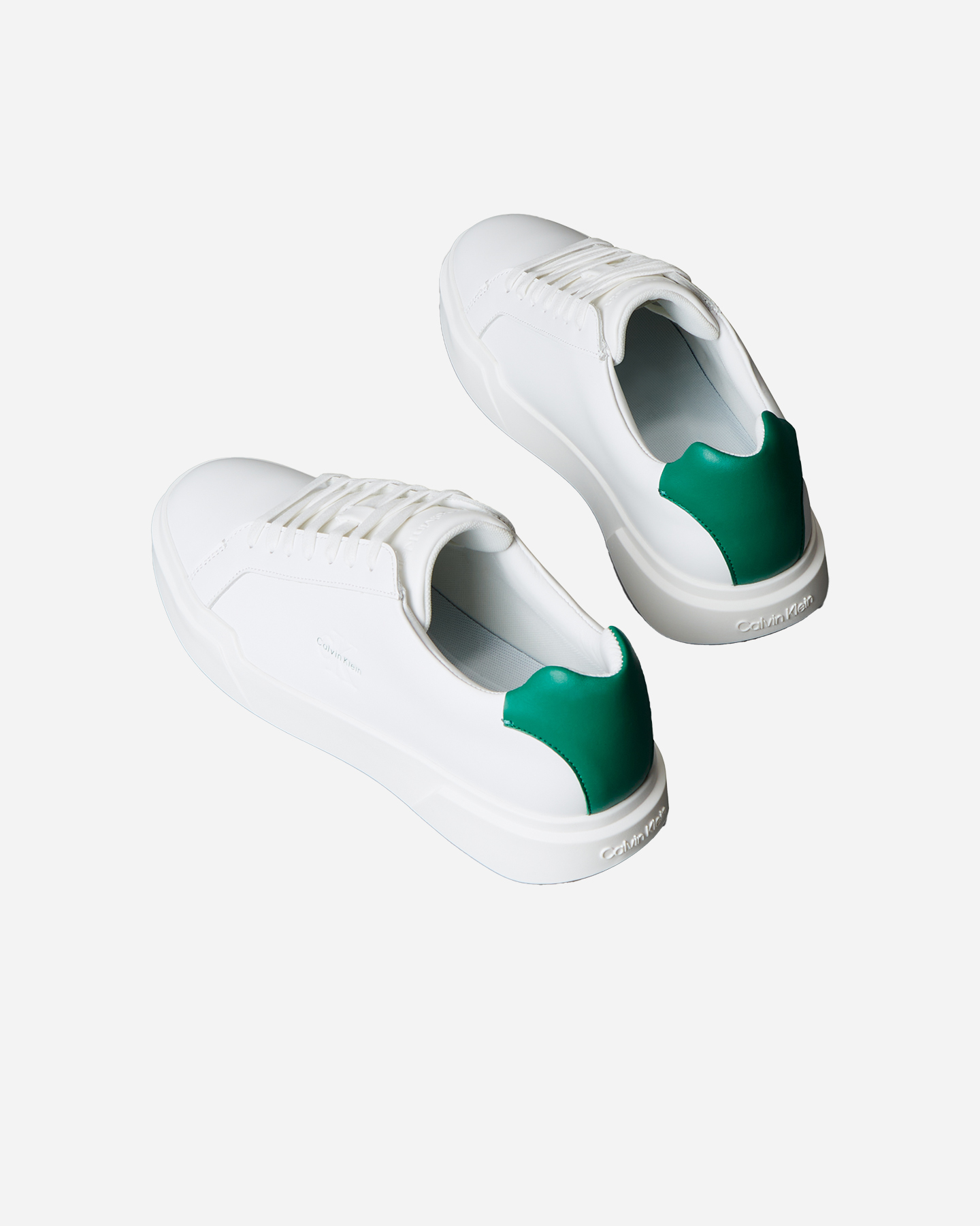 Scarpe sneakers CALVIN KLEIN JEANS CHUNKY CUPSOLE LACEUP LEATHER M - Bianco - 4 | Cisalfa Sport