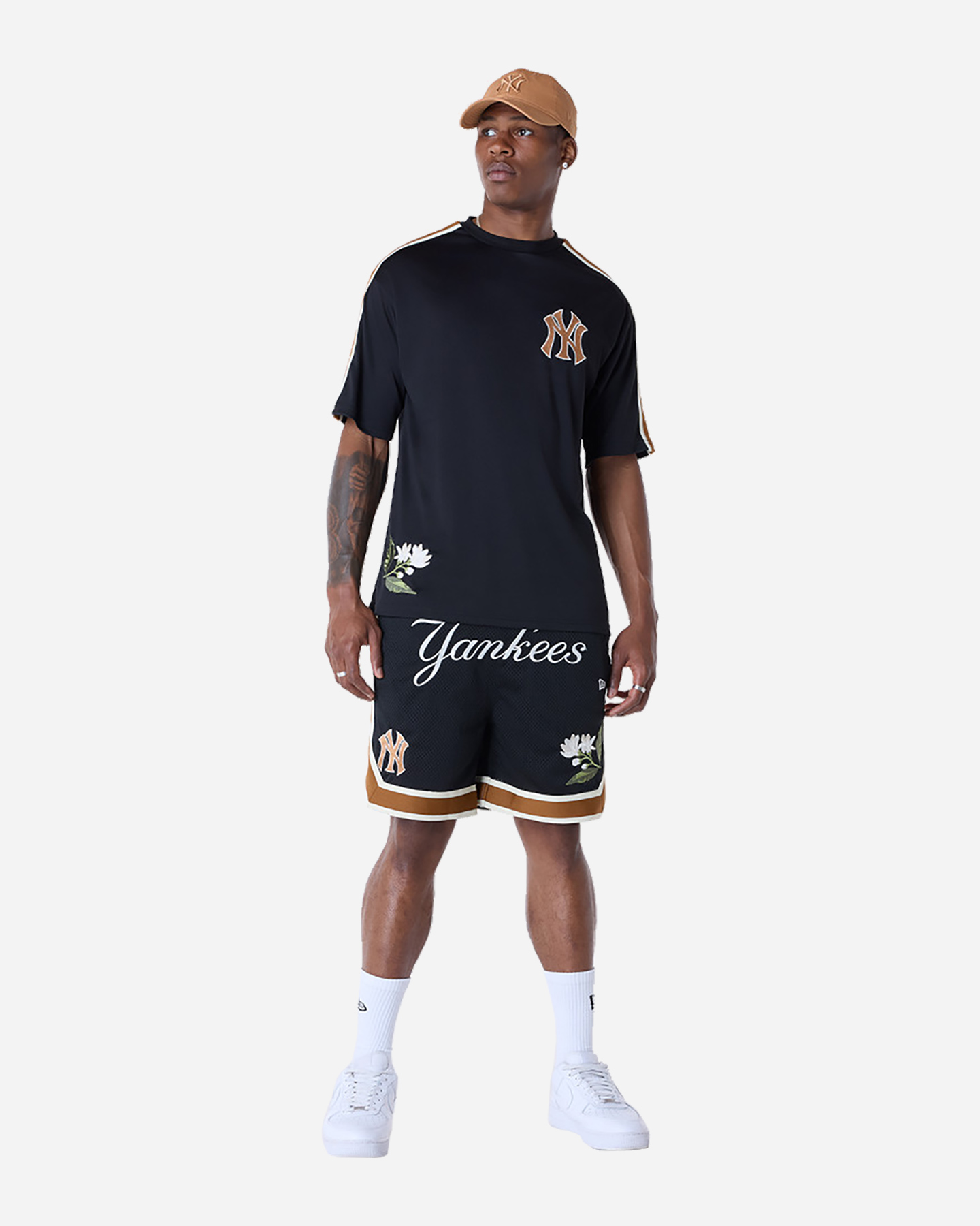 Pantaloncini NEW ERA MLB FLORAL NEW YORK YANKEES M - Nero - 2 | Cisalfa Sport