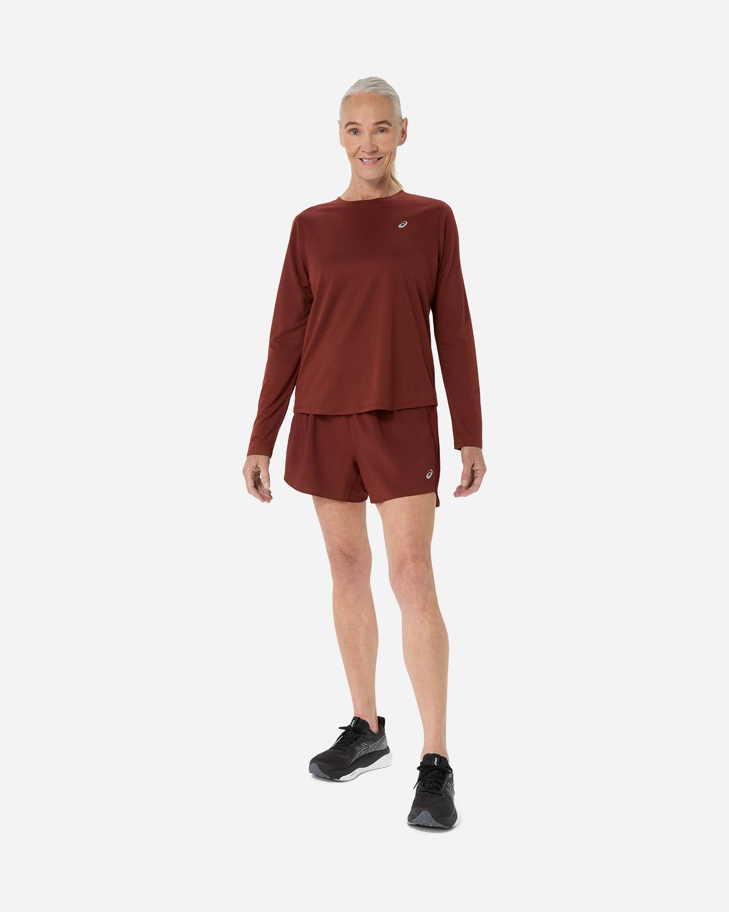 Short running ASICS CORE 4IN W - Rosso - 3 | Cisalfa Sport