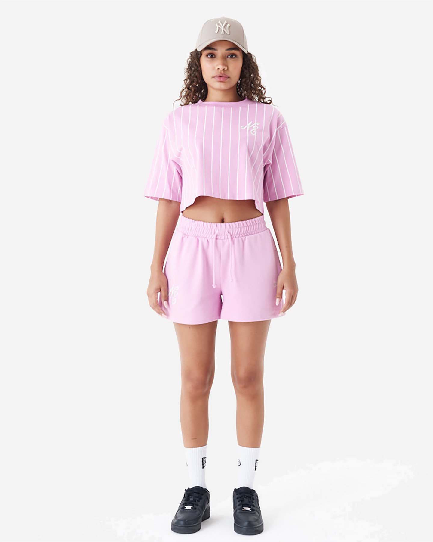 T-shirt NEW ERA CROP NEW YORK YANKEES W - Rosa - 5 | Cisalfa Sport