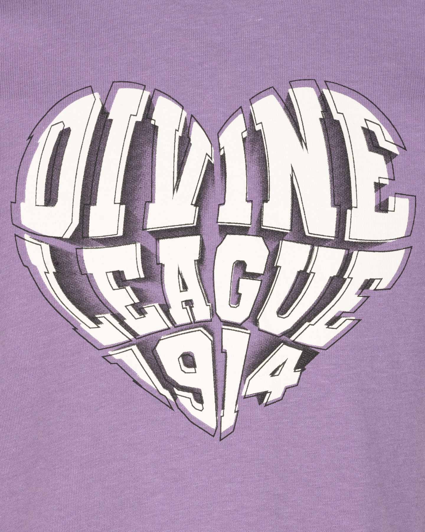 T-shirt ADMIRAL VARSITY JR - Viola - 2 | Cisalfa Sport