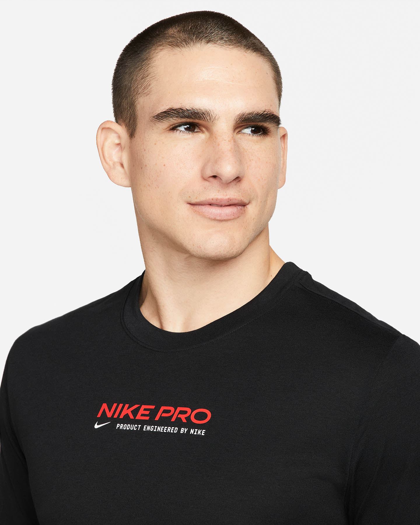 T-shirt training NIKE DRI FIT PRO M - Nero - 2 | Cisalfa Sport