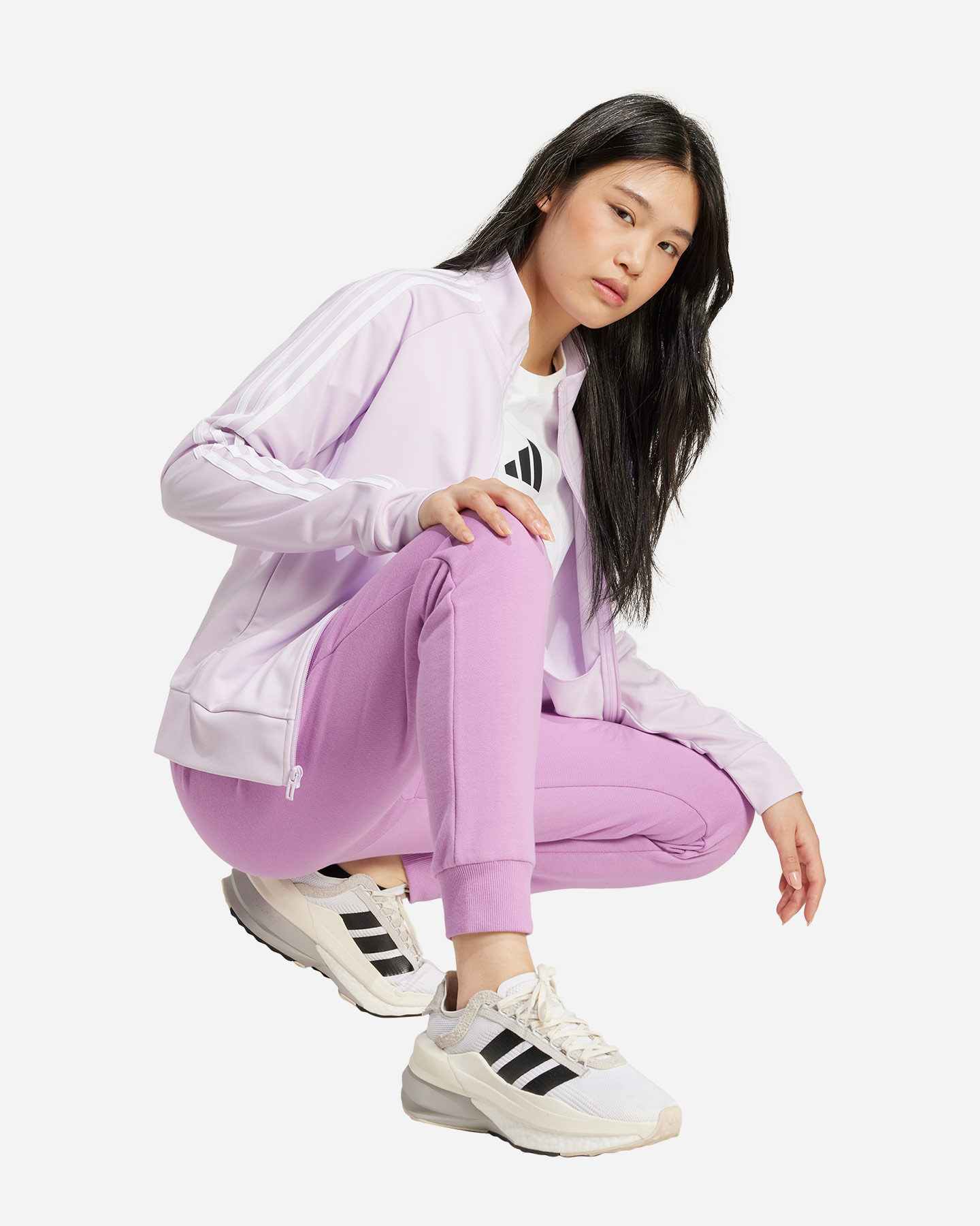 Pantalone ADIDAS LOGO LINEAR W - Viola - 3 | Cisalfa Sport