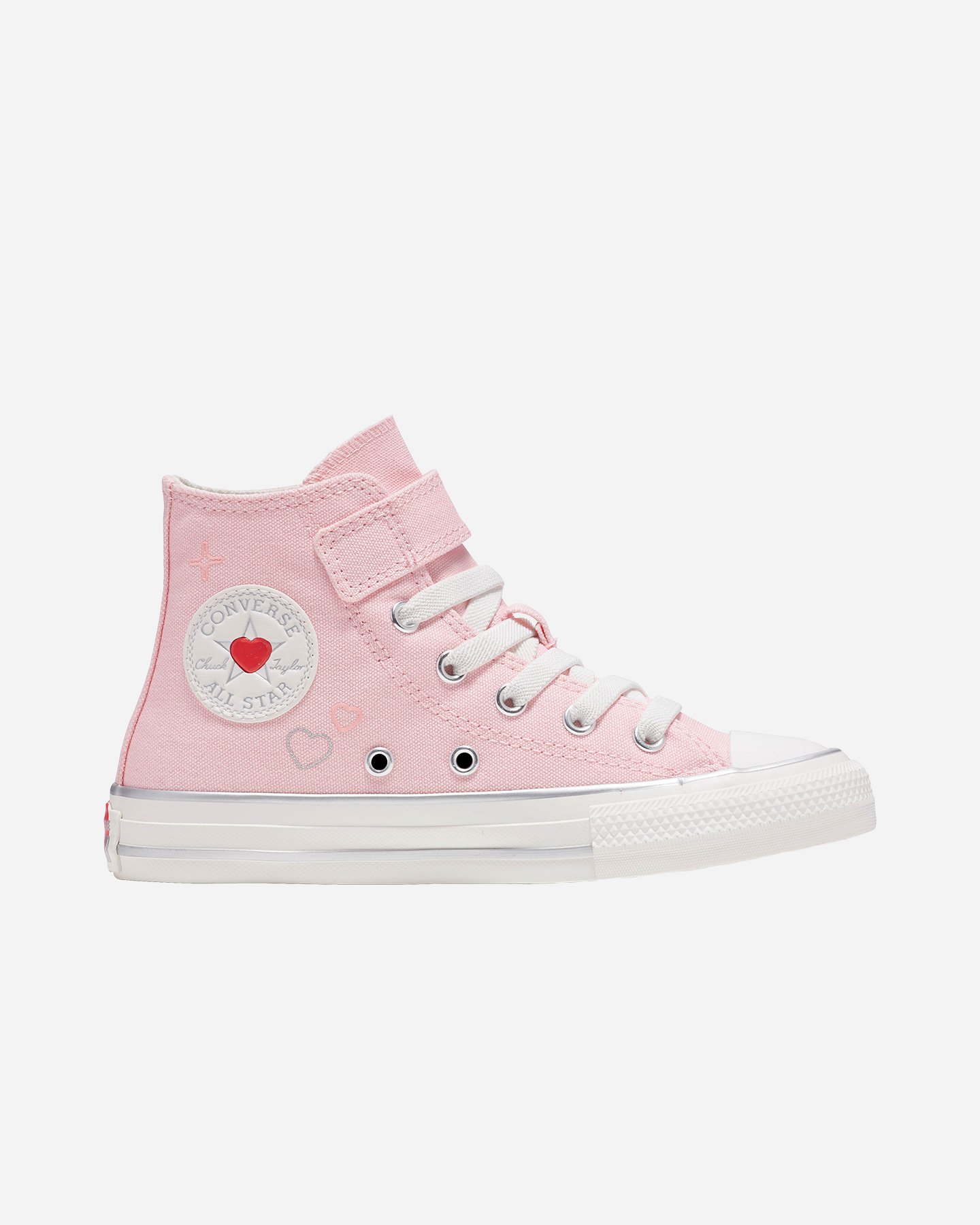 Scarpe sneakers CONVERSE CHUCK TAYLOR ALL STAR HIGH VALENTINES DAY PS JR - Rosa - 0 | Cisalfa Sport