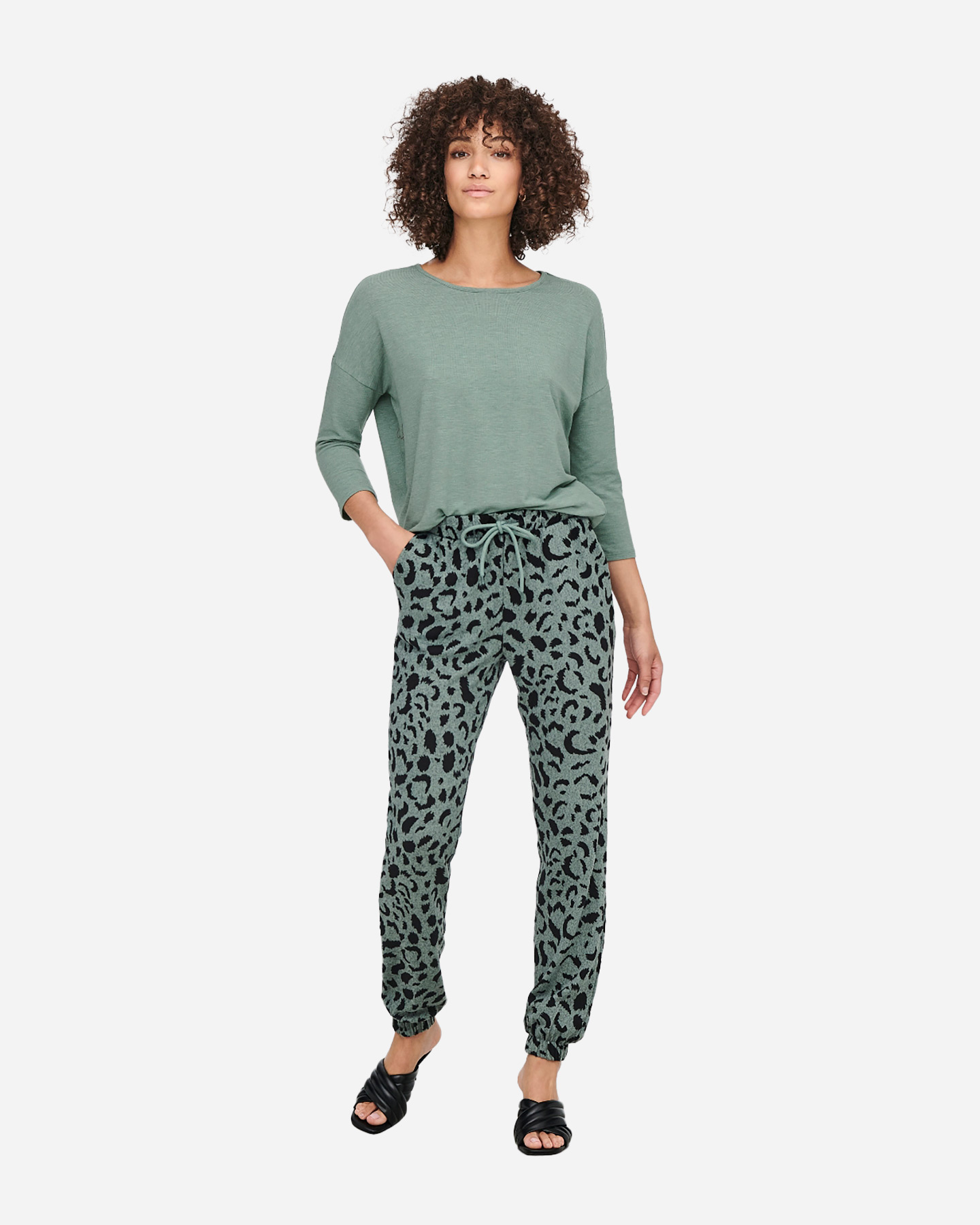 T-shirt ONLY GLAMOUR W - Verde - 3 | Cisalfa Sport