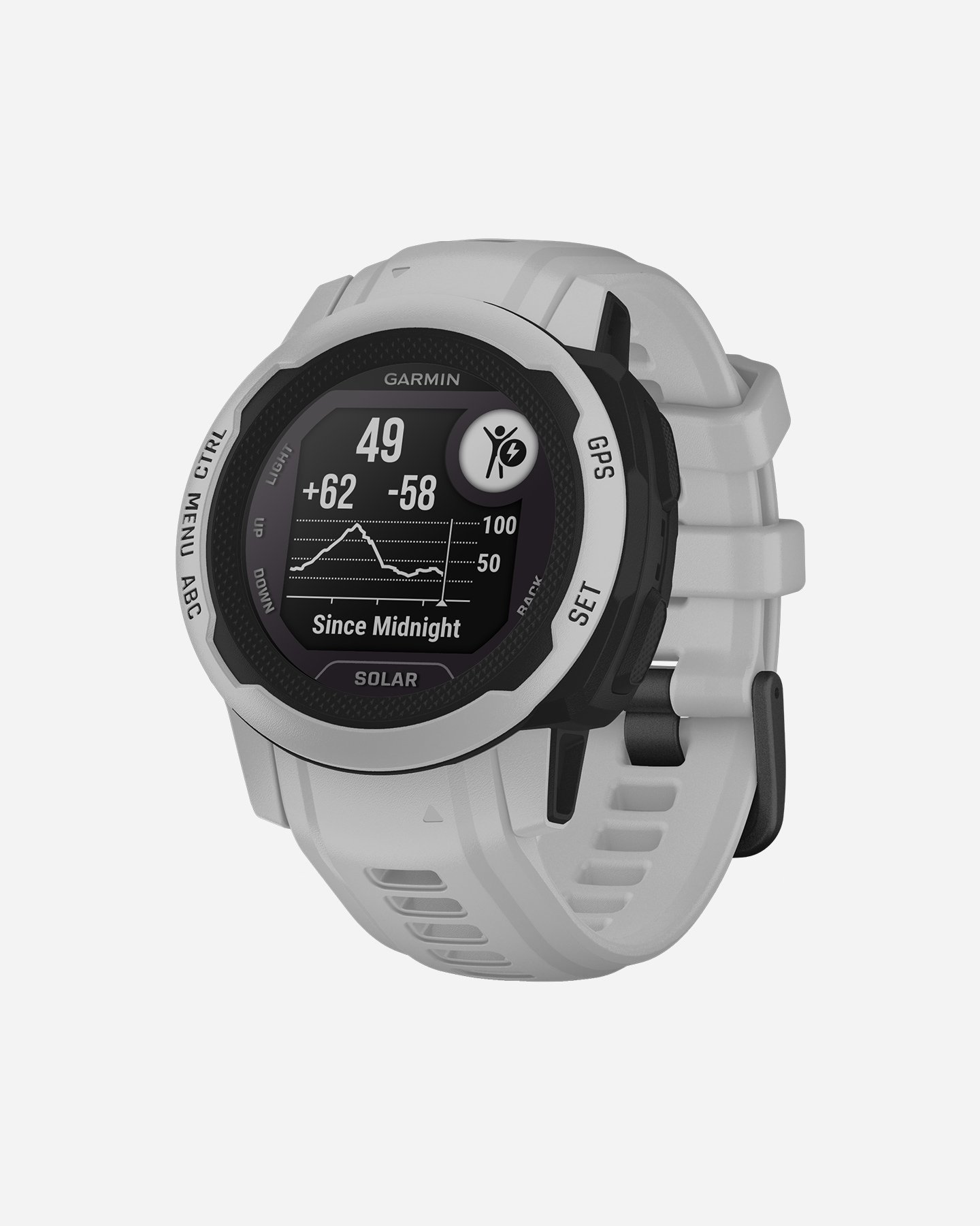Orologio multifunzione GARMIN INSTINCT 2S SOLAR  - Grigio - 1 | Cisalfa Sport