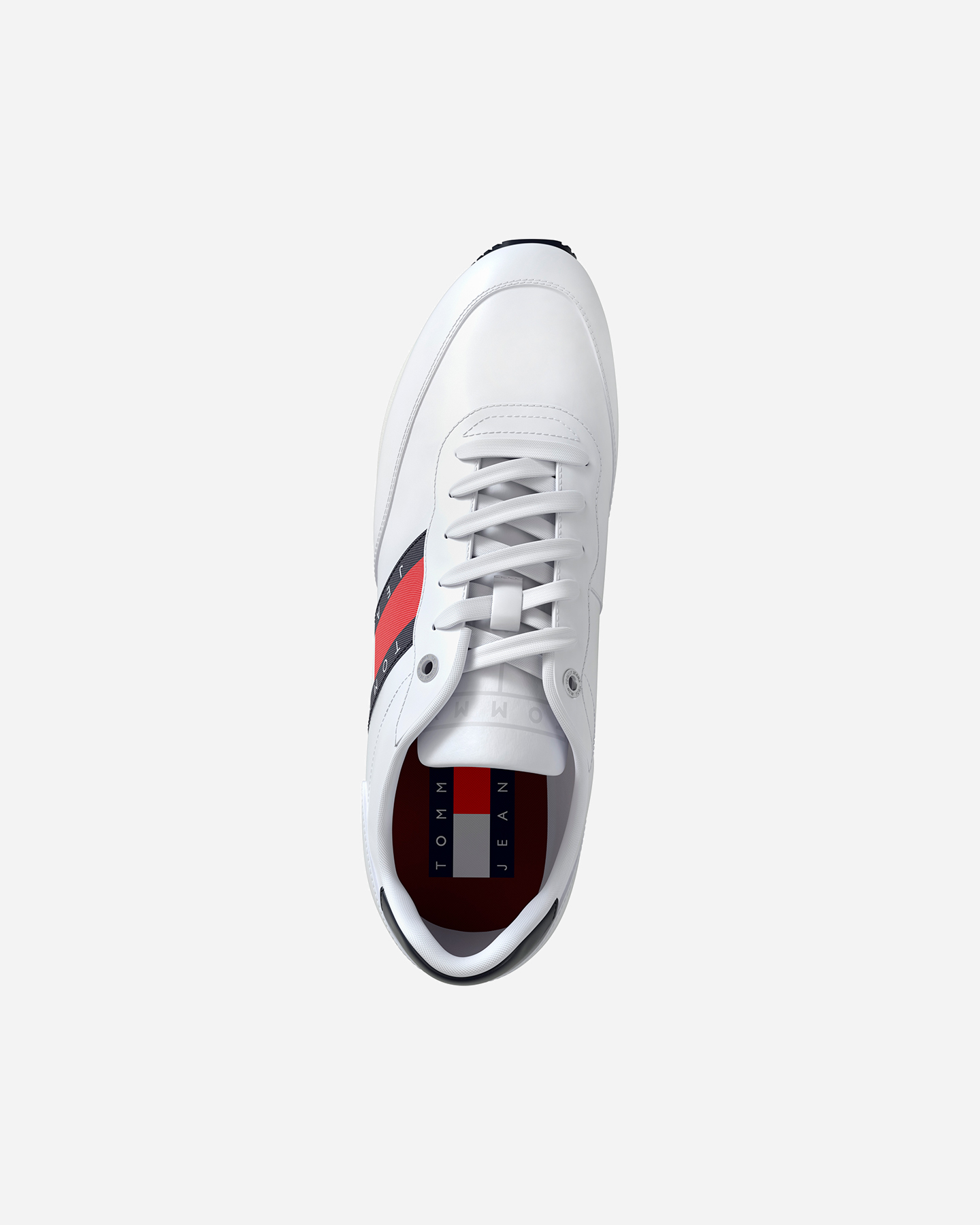 Scarpe sneakers TOMMY HILFIGER LEATHER RUNNER ESSENTIAL TRIPLE M - 7 | Cisalfa Sport