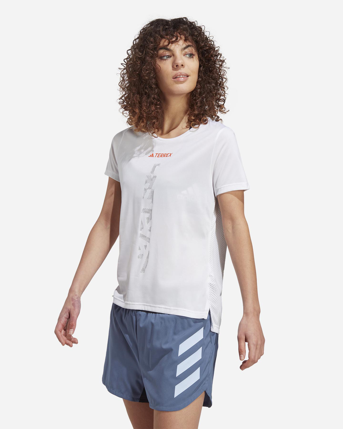 T-shirt running ADIDAS AGRAVIC W - Bianco - 1 | Cisalfa Sport