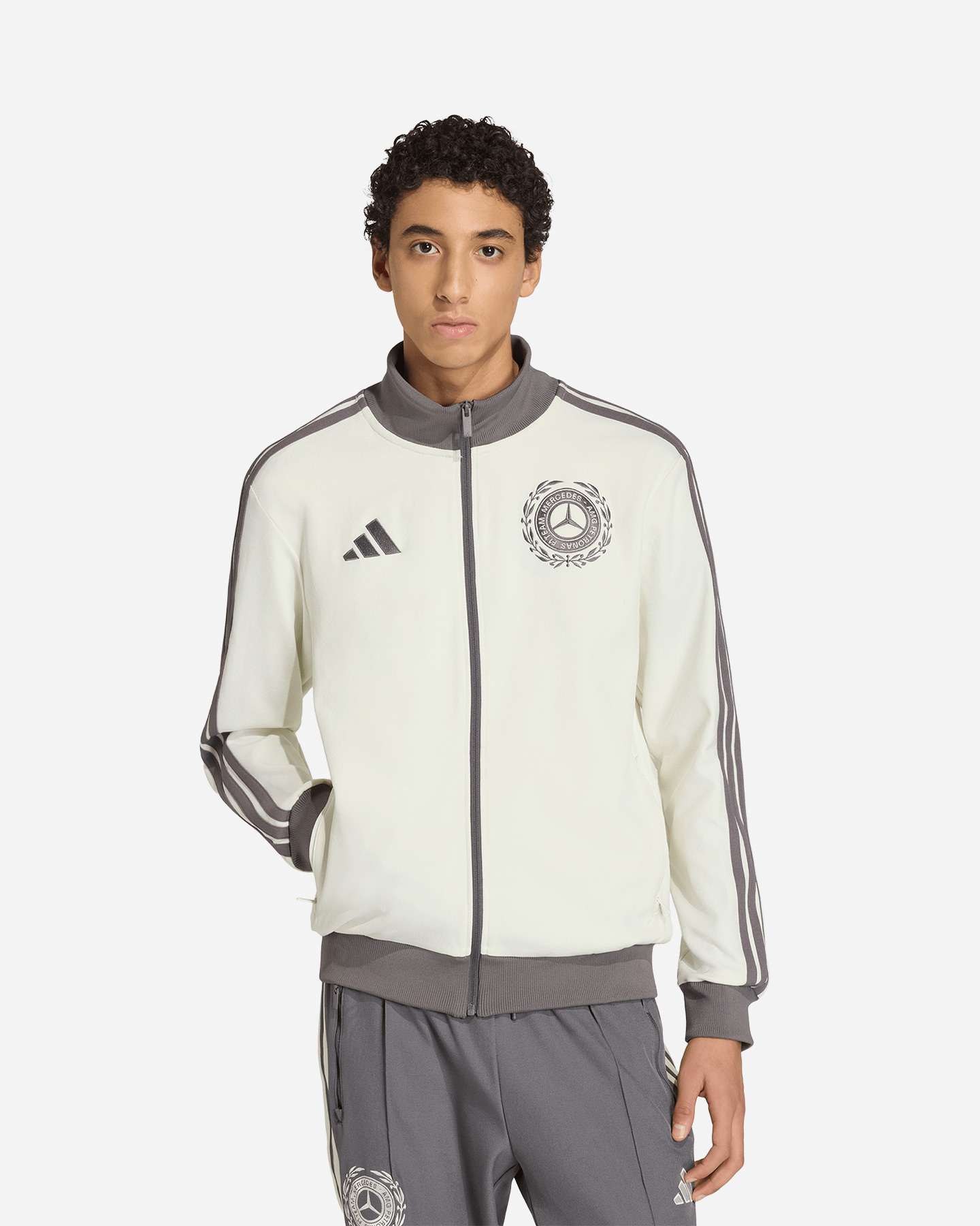 Felpa ADIDAS MERCEDES AMG PETRONAS FORMULA 1 TEAM M - Beige - 1 | Cisalfa Sport