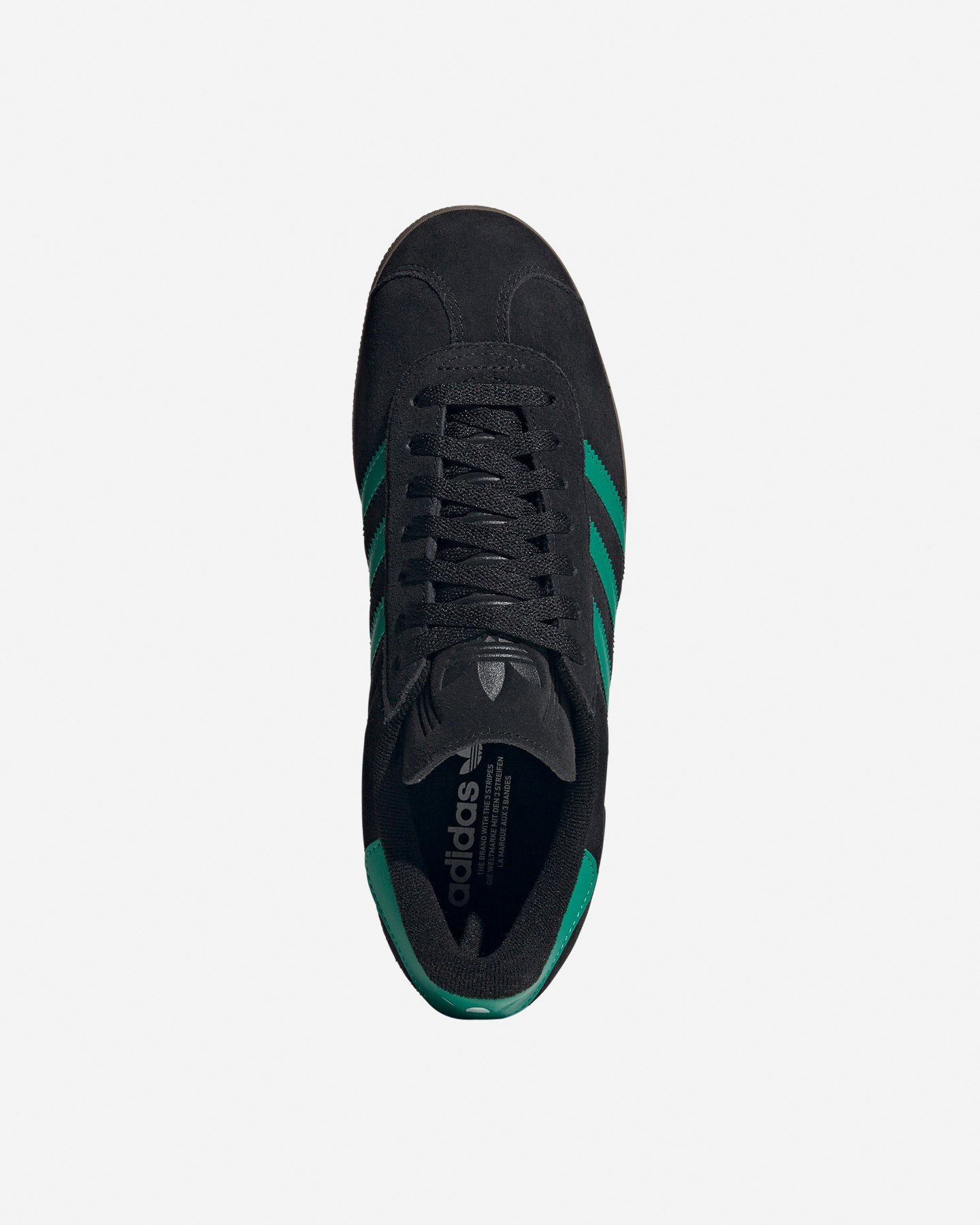 Scarpe sneakers ADIDAS GAZELLE GUM  - Nero - 2 | Cisalfa Sport