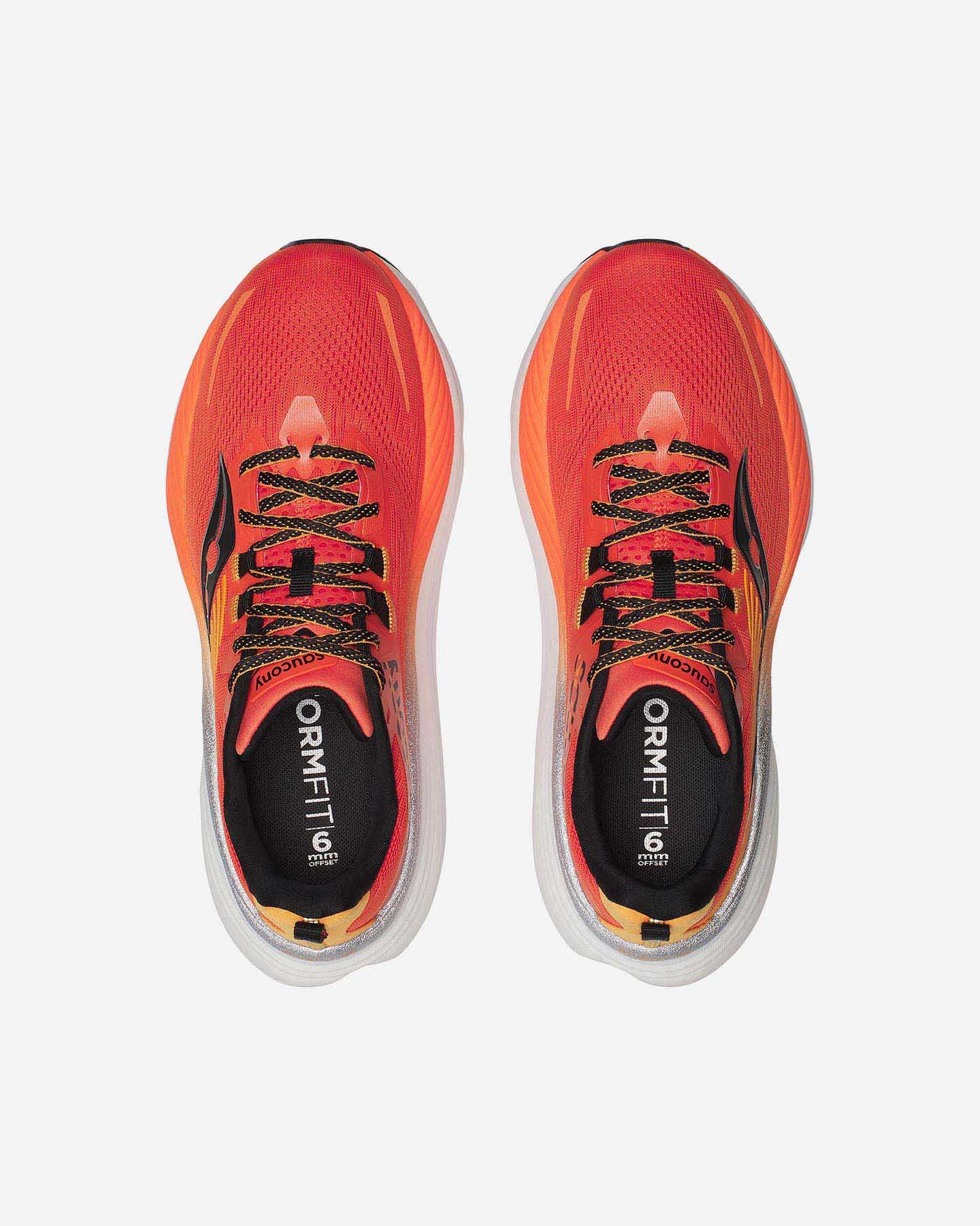 Scarpe running SAUCONY HURRICANE 24 M - Arancione - 3 | Cisalfa Sport