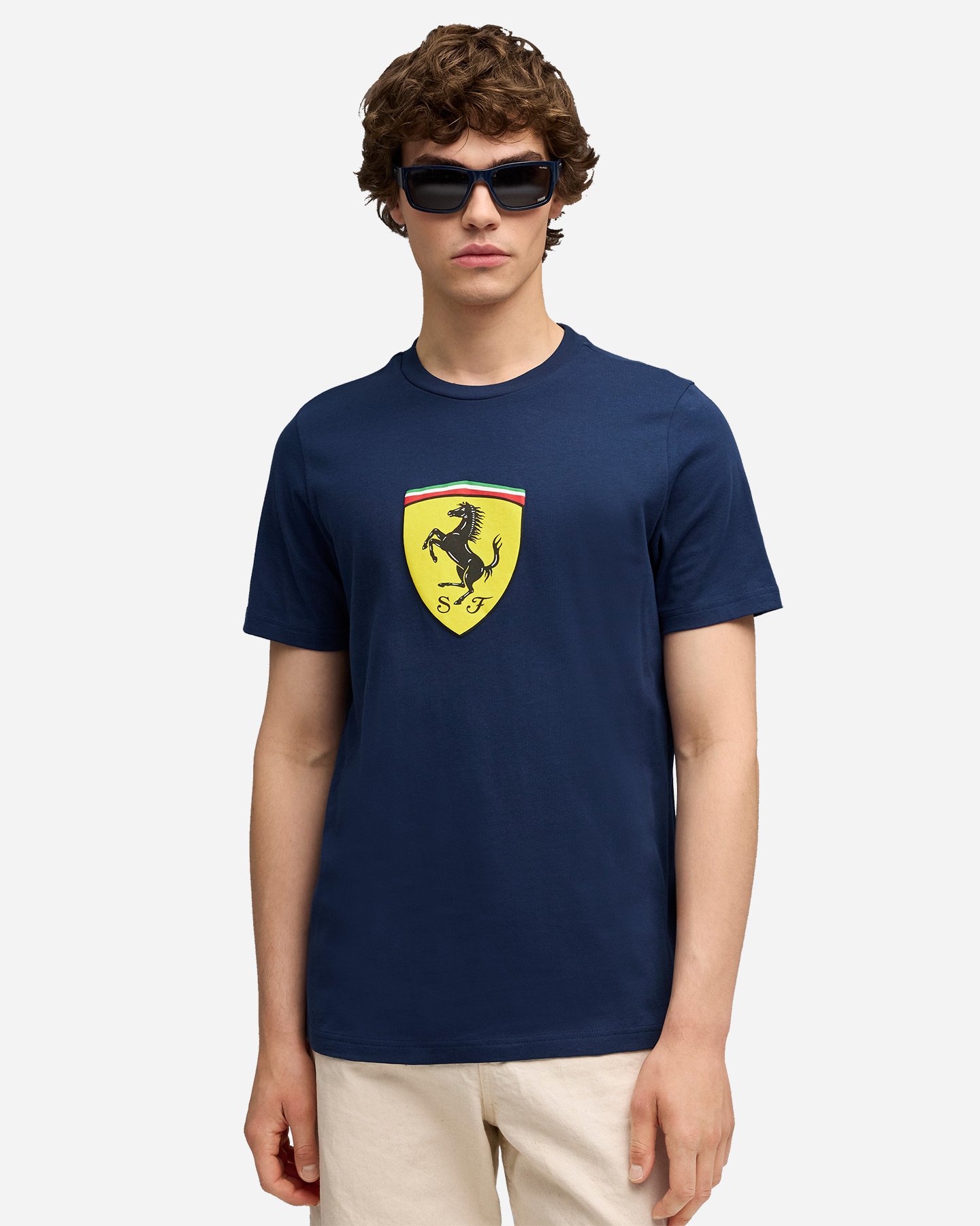 T-shirt PUMA FERRARI SPORTSW COLORED SHIELD M - Blu - 2 | Cisalfa Sport
