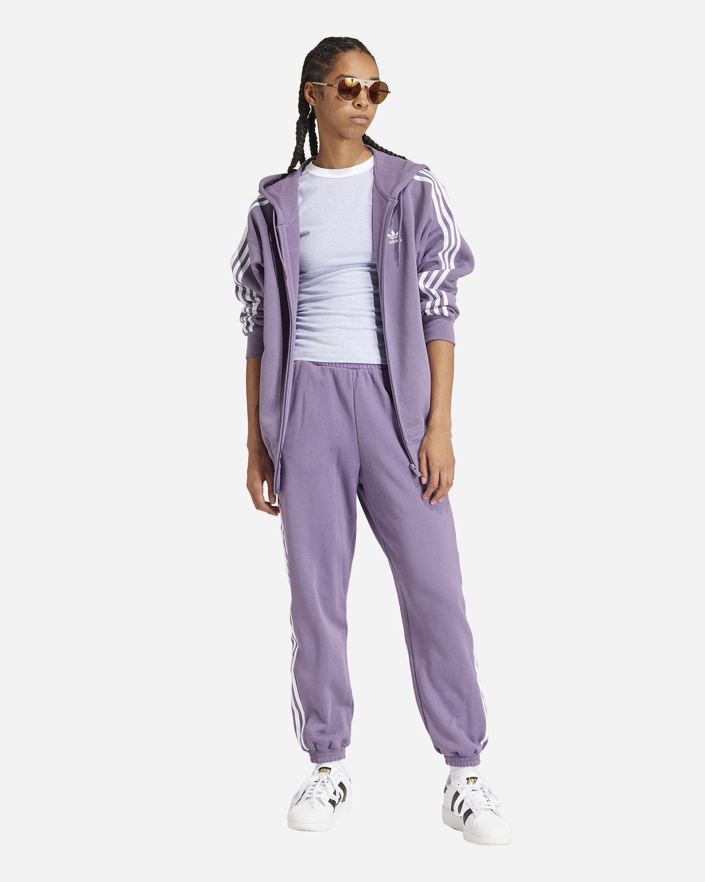 T-shirt ADIDAS ORIGINAL TREFOIL W - Viola - 3 | Cisalfa Sport