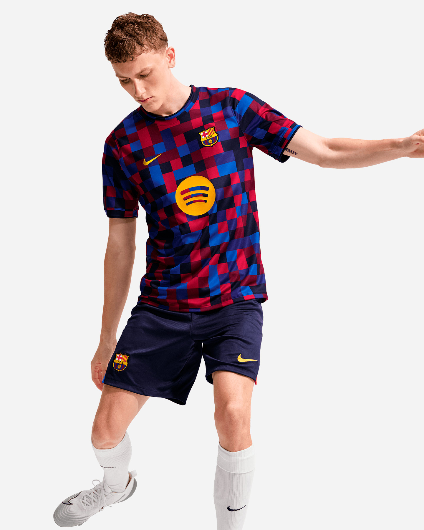 Abbigliamento calcio ufficiale NIKE BARCELLONA PREMATCH 26-27 M - Color mix - 4 | Cisalfa Sport