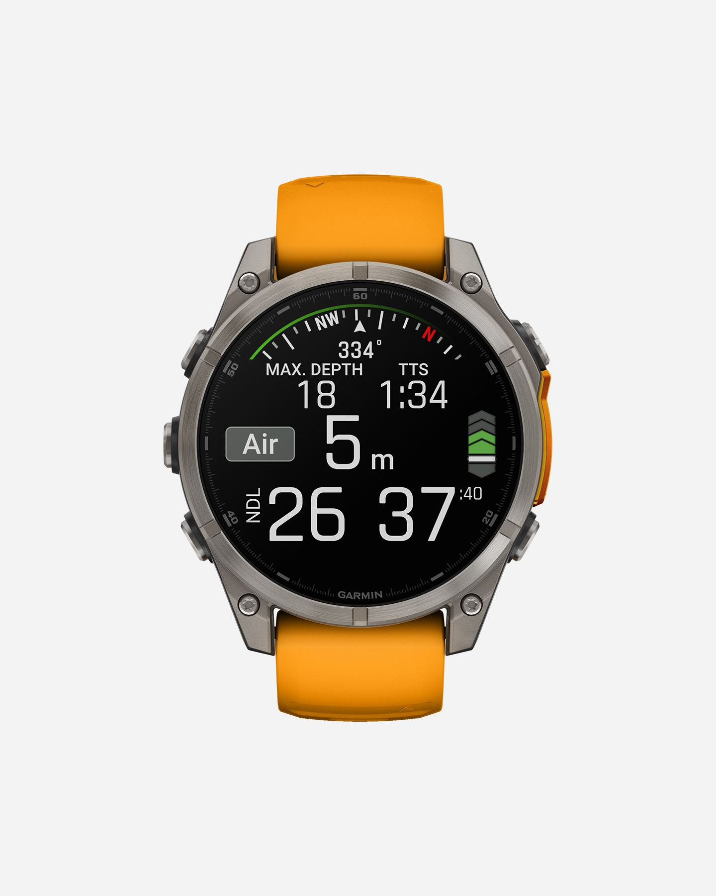 Orologio multifunzione GARMIN FENIX 8 AMOLED 47MM SAPPHIRE  - Arancione - 1 | Cisalfa Sport