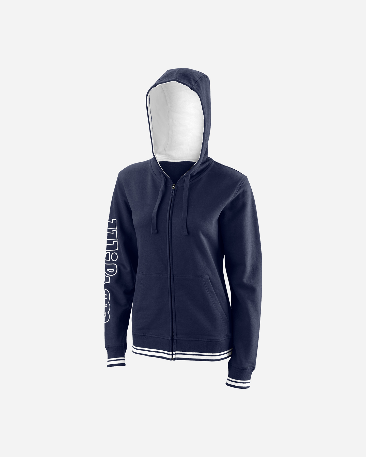 Giacca tennis WILSON TEAM II FZ HOOD W - Blu Navy - 0 | Cisalfa Sport