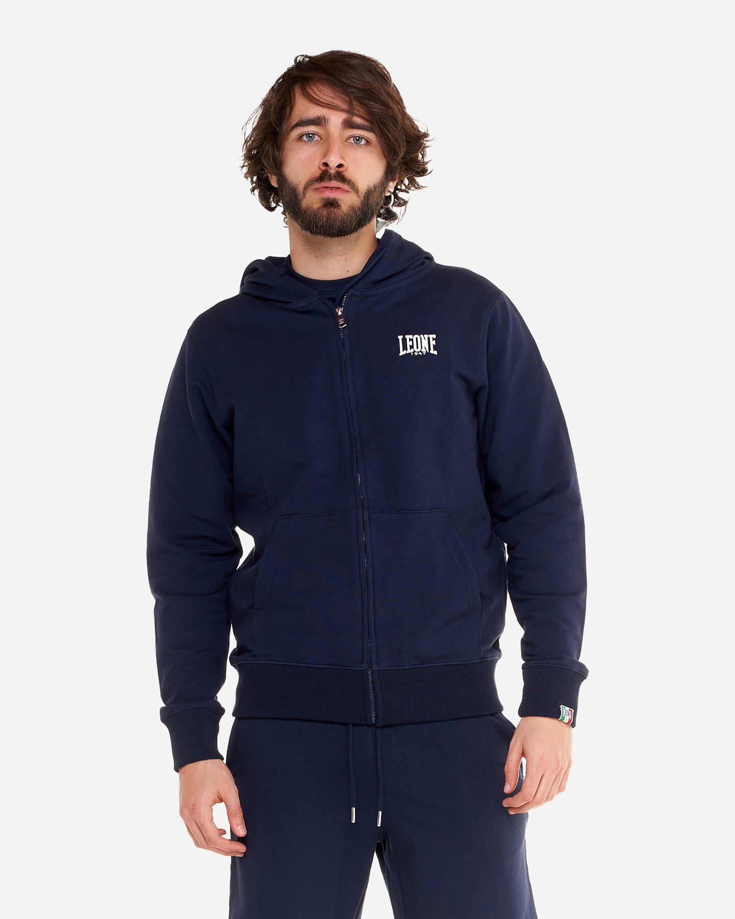 Felpa LEONE SMALL LOGO M - Blu Navy - 0 | Cisalfa Sport
