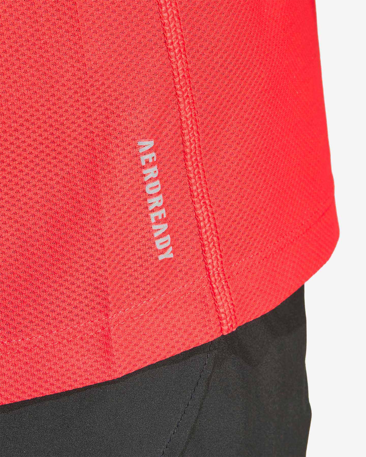 T-shirt running ADIDAS OTR B M - Rosso - 5 | Cisalfa Sport