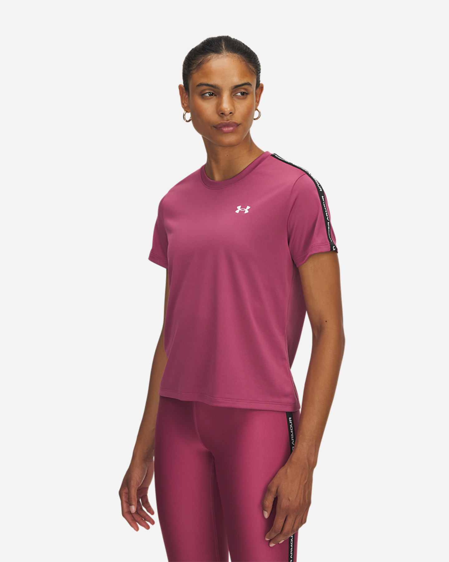 T-shirt training UNDER ARMOUR TAPE W - Fucsia - 0 | Cisalfa Sport