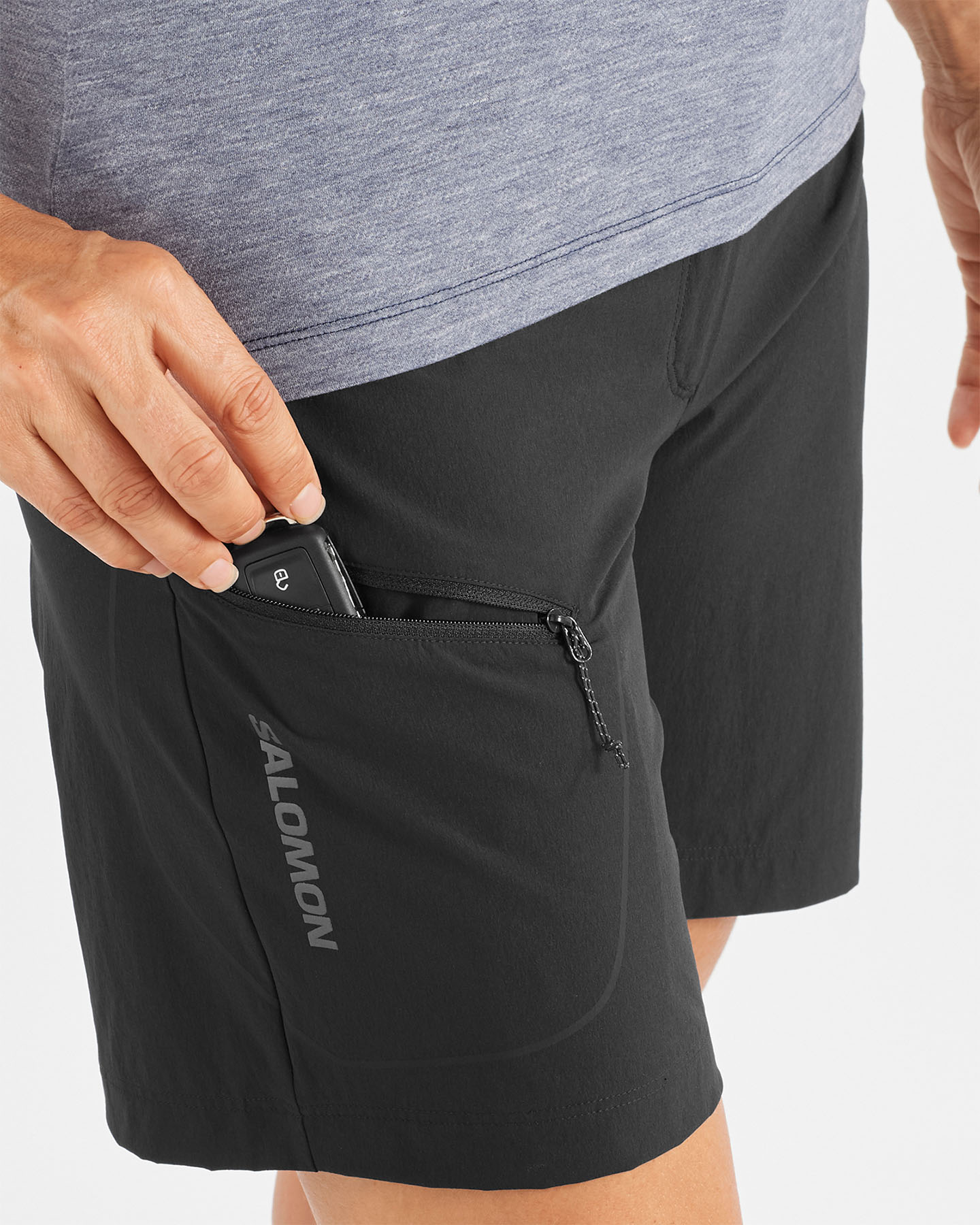 Pantaloncini SALOMON WAYFARER W - Nero - 5 | Cisalfa Sport