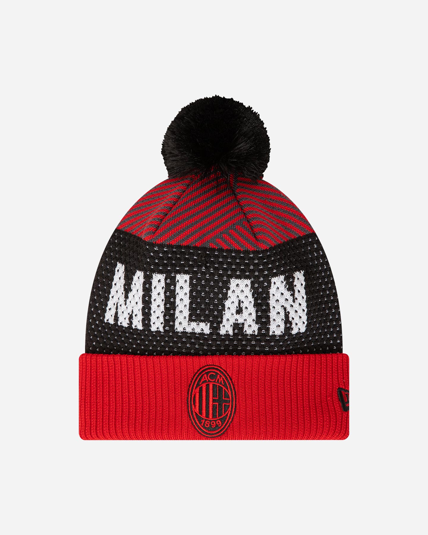 Accessorio calcio ufficiale NEW ERA KNIT MEDIUM MILAN FANGEAR M - Rosso - 0 | Cisalfa Sport